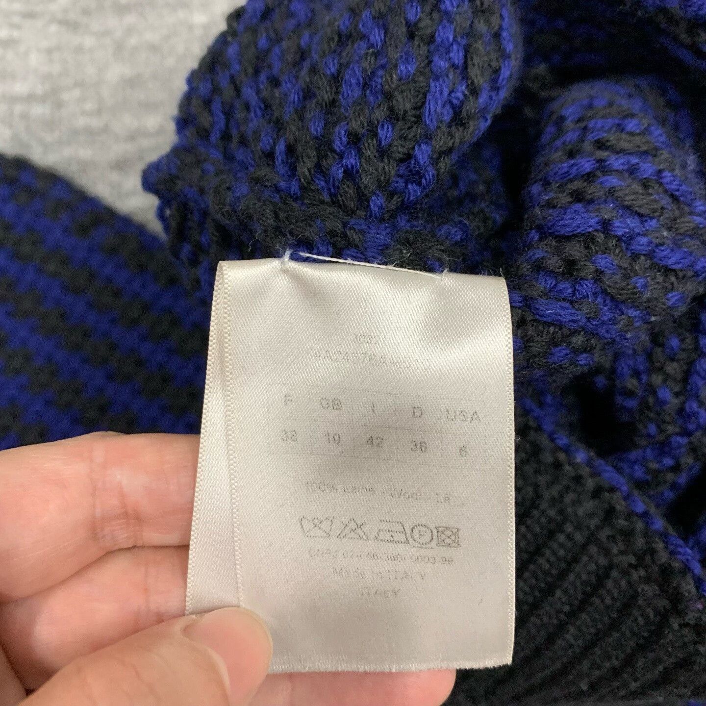 Dior dior black blue wool sweater size 38 Size M / US 6-8 / IT 42-44 - 5 Thumbnail
