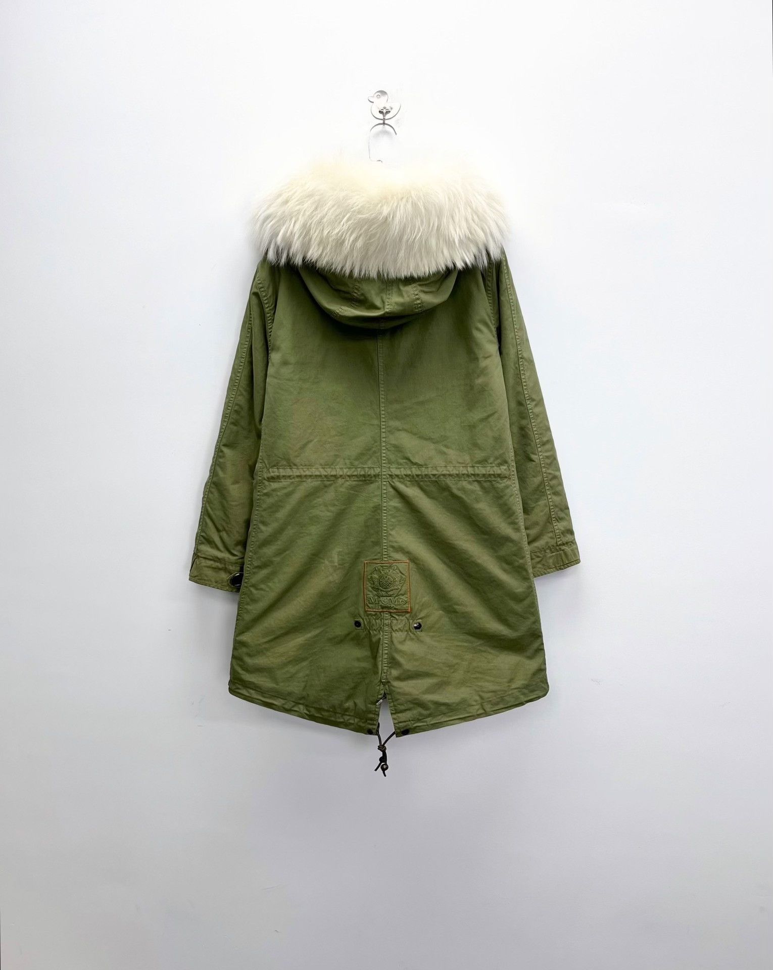 Moncler Genius army green fur collar cotton jacket Size S / US 4 / IT 40 - 2 Thumbnail