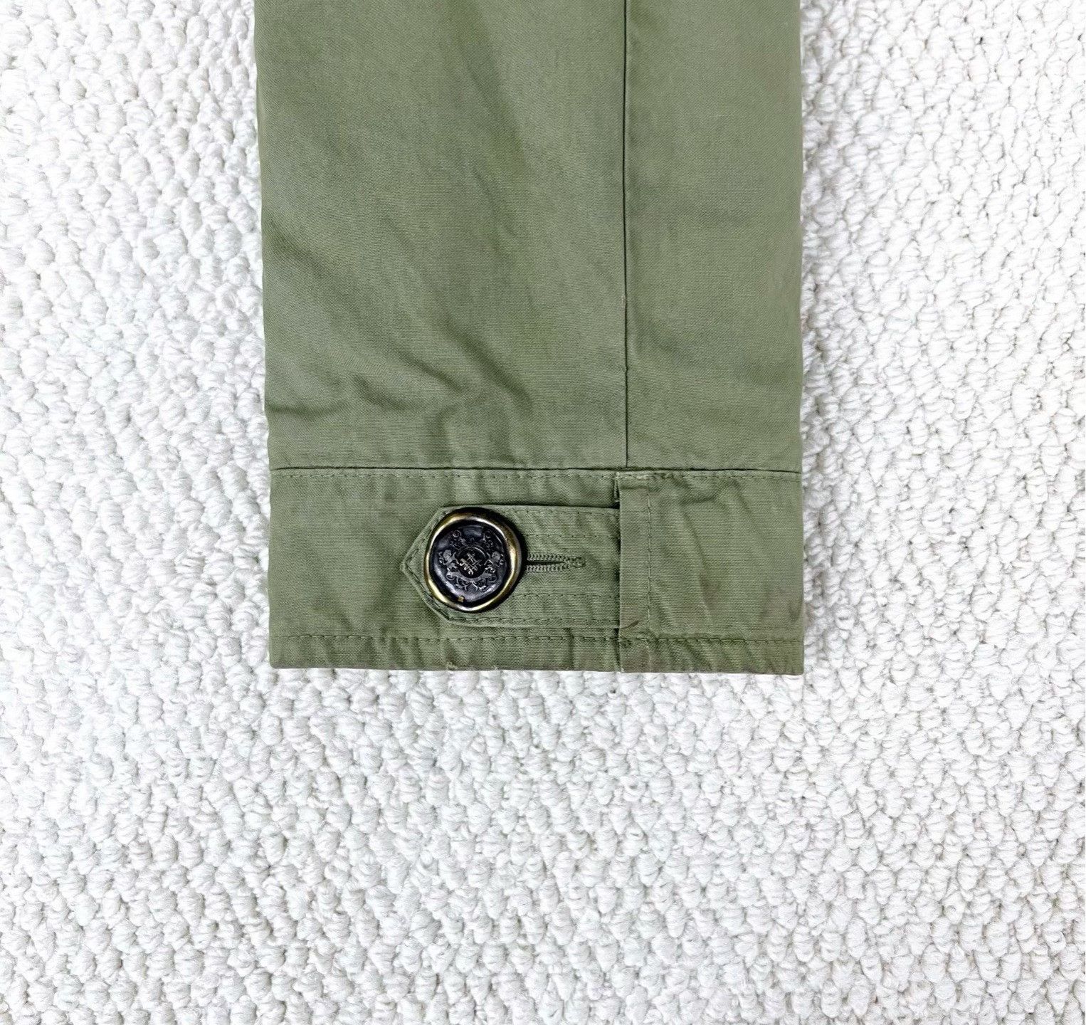 Moncler Genius army green fur collar cotton jacket Size S / US 4 / IT 40 - 7 Thumbnail