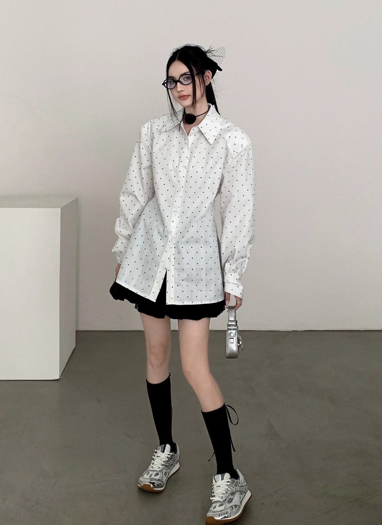 Dior Dior White Logo Hidden Button Shirt Jacket Size US M / EU 48-50 / 2 - 7 Thumbnail