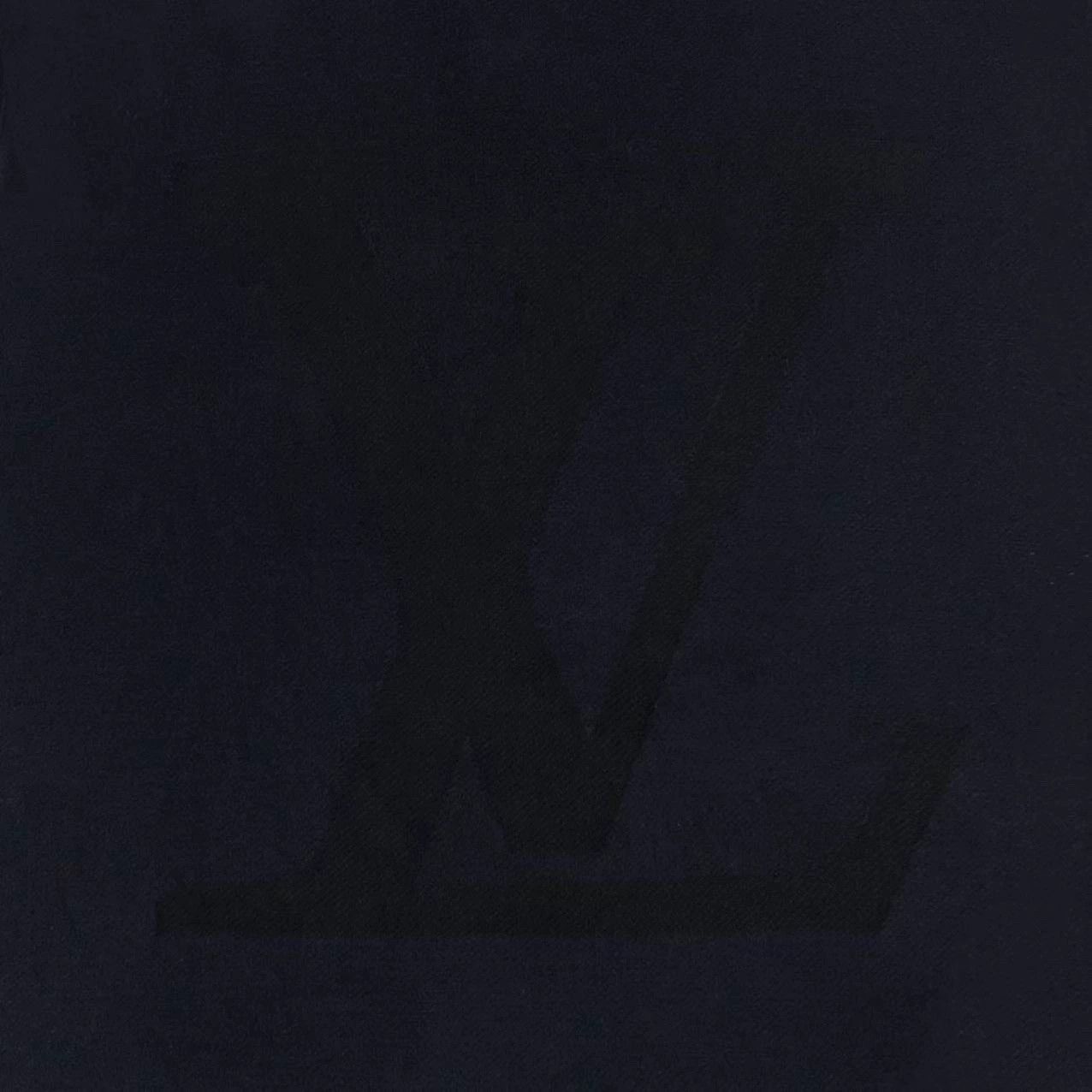 Louis Vuitton Louis Vuitton Blue Black Short Sleeve T-Shirt Size US XXL / EU 58 / 5 - 4 Thumbnail
