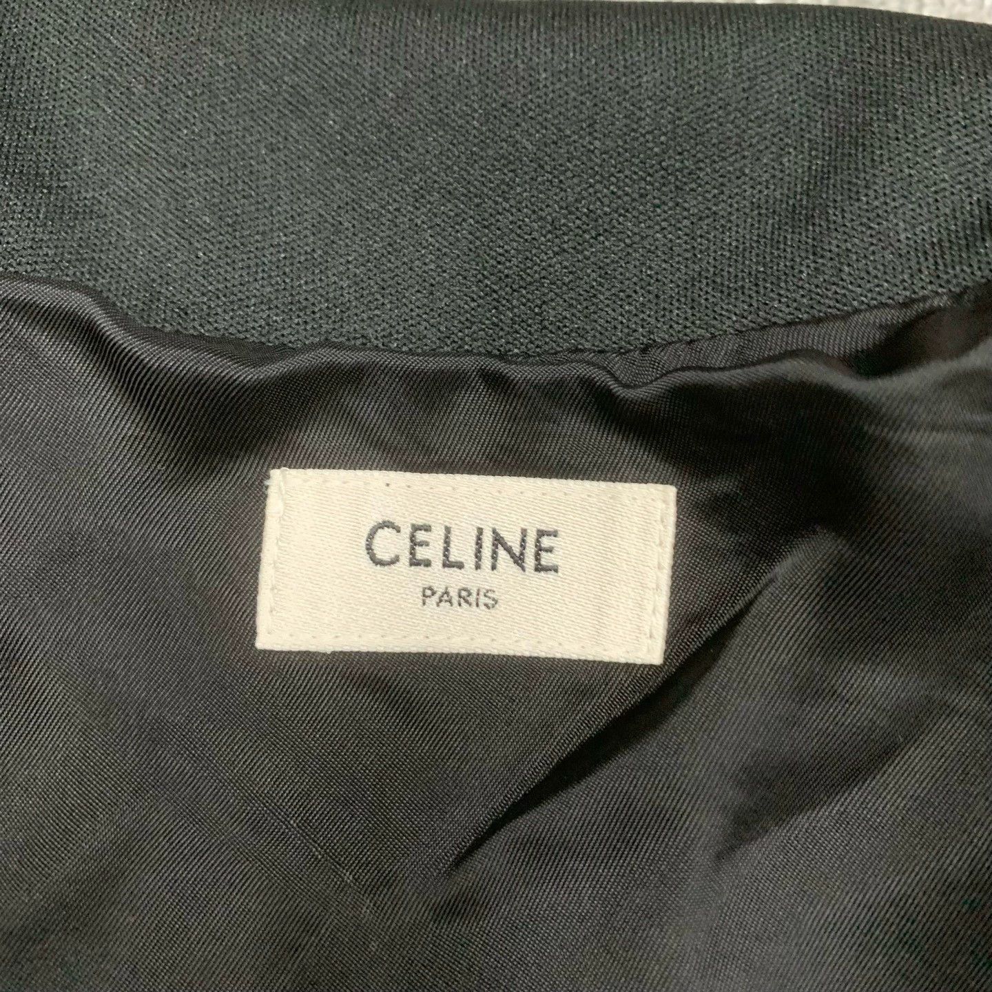 Celine celine black embroidered logo jacket size l Size US L / EU 52-54 / 3 - 6 Thumbnail