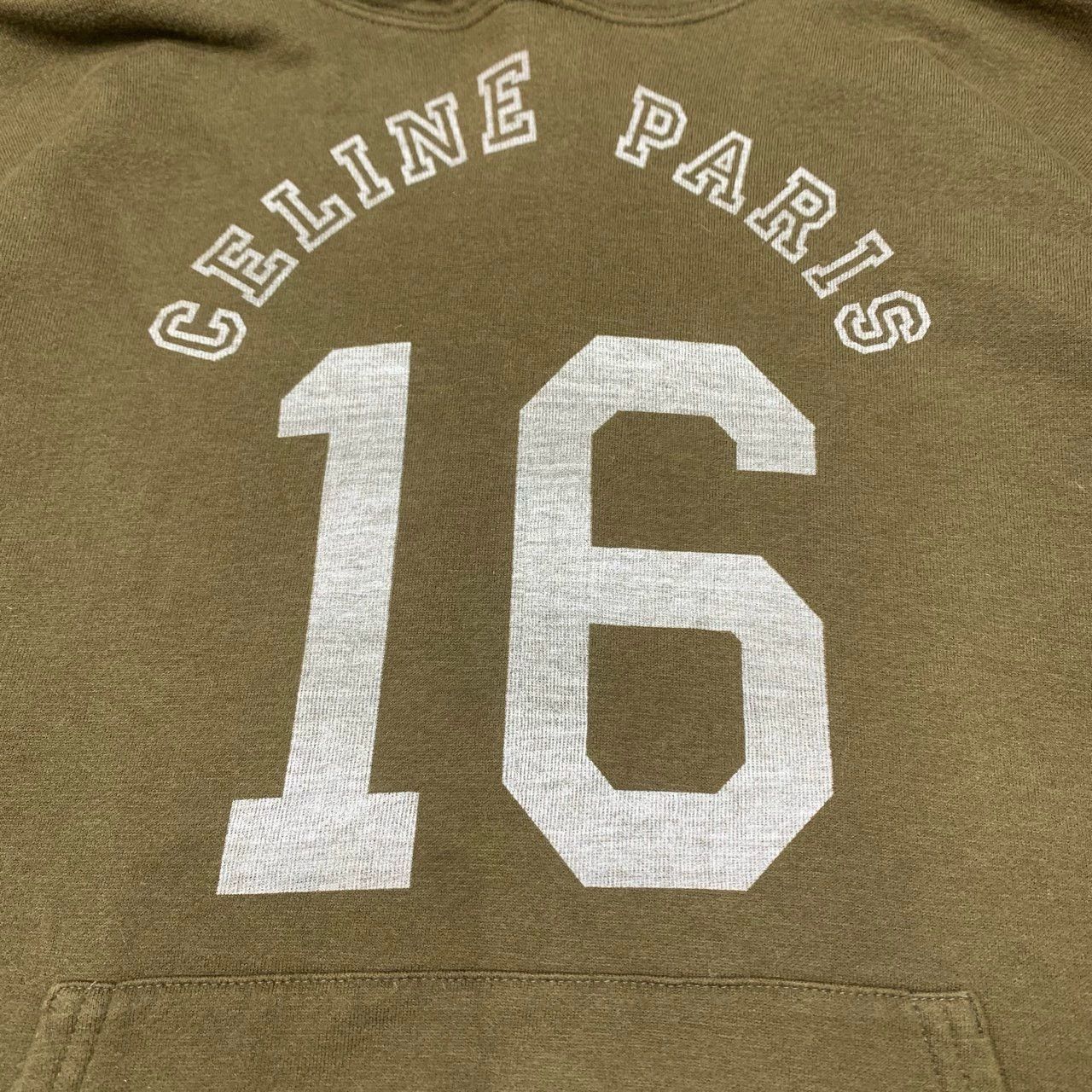 Celine Celine Army Green Hoodie Sweatshirt XS Size XS / US 0-2 / IT 36-38 - 8 Thumbnail