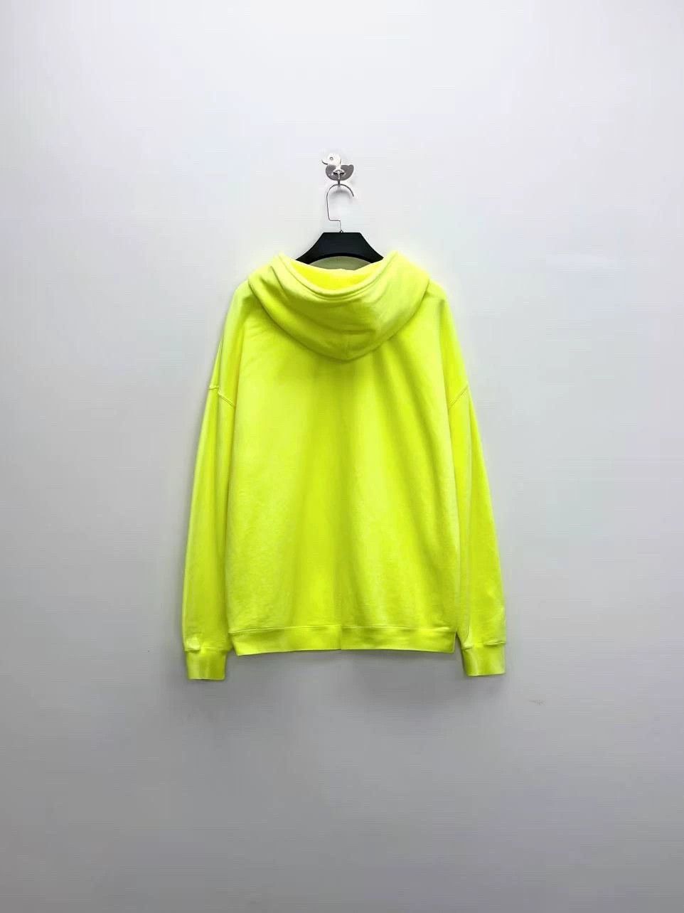 Balenciaga balenciaga neon yellow logo hoodie unisex Size US M / EU 48-50 / 2 - 2 Thumbnail
