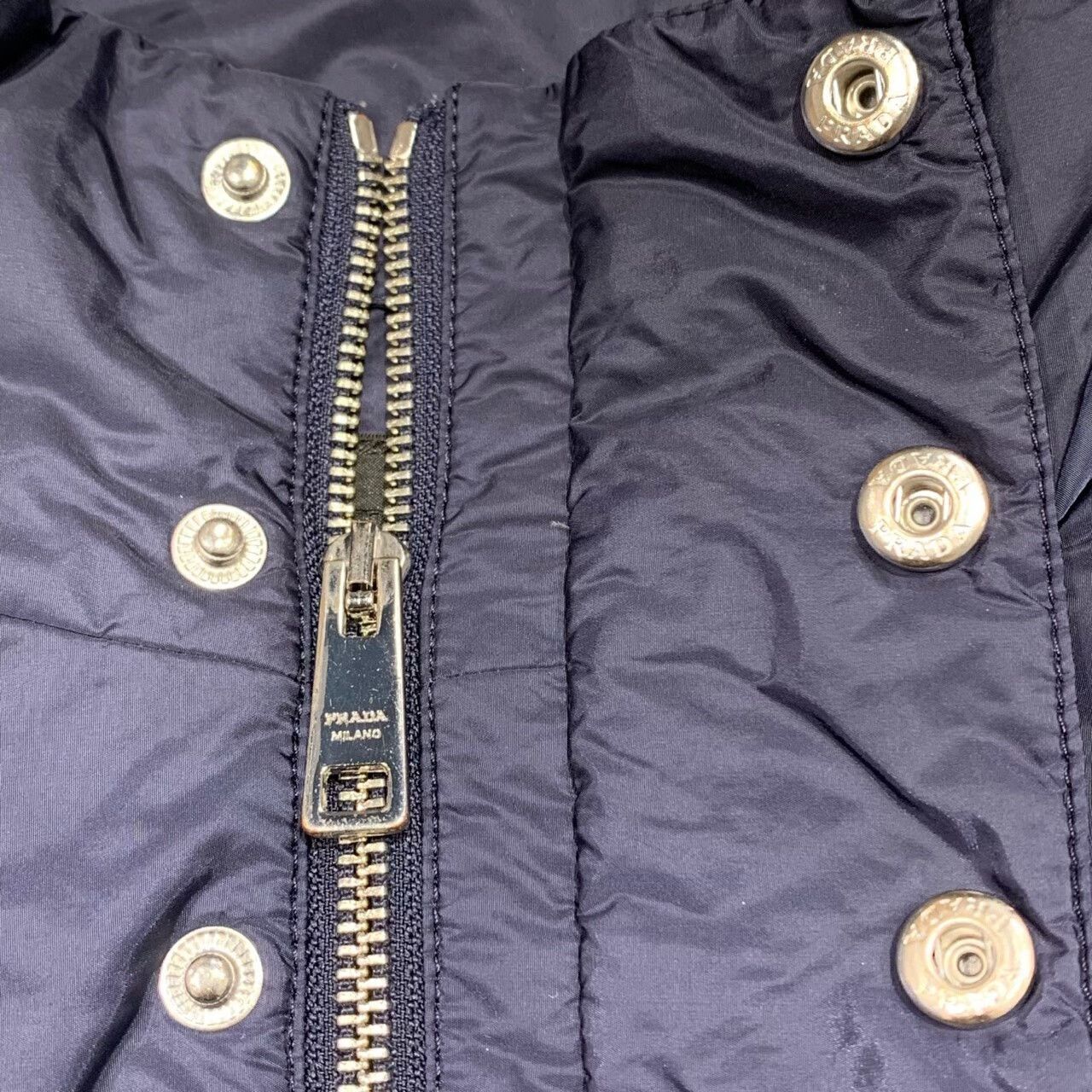Prada prada deep blue nylon jacket coat Size US L / EU 52-54 / 3 - 8 Thumbnail