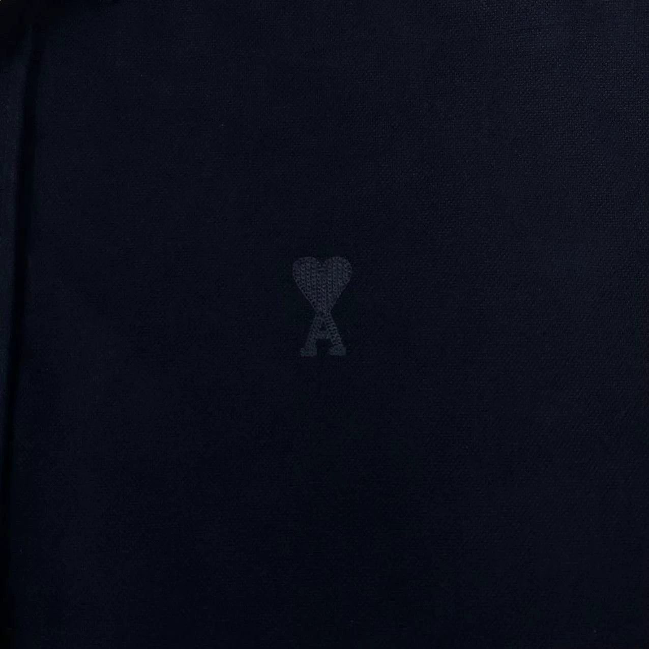 AMI navy blue embroidered logo long sleeve shirt Size US L / EU 52-54 / 3 - 4 Thumbnail