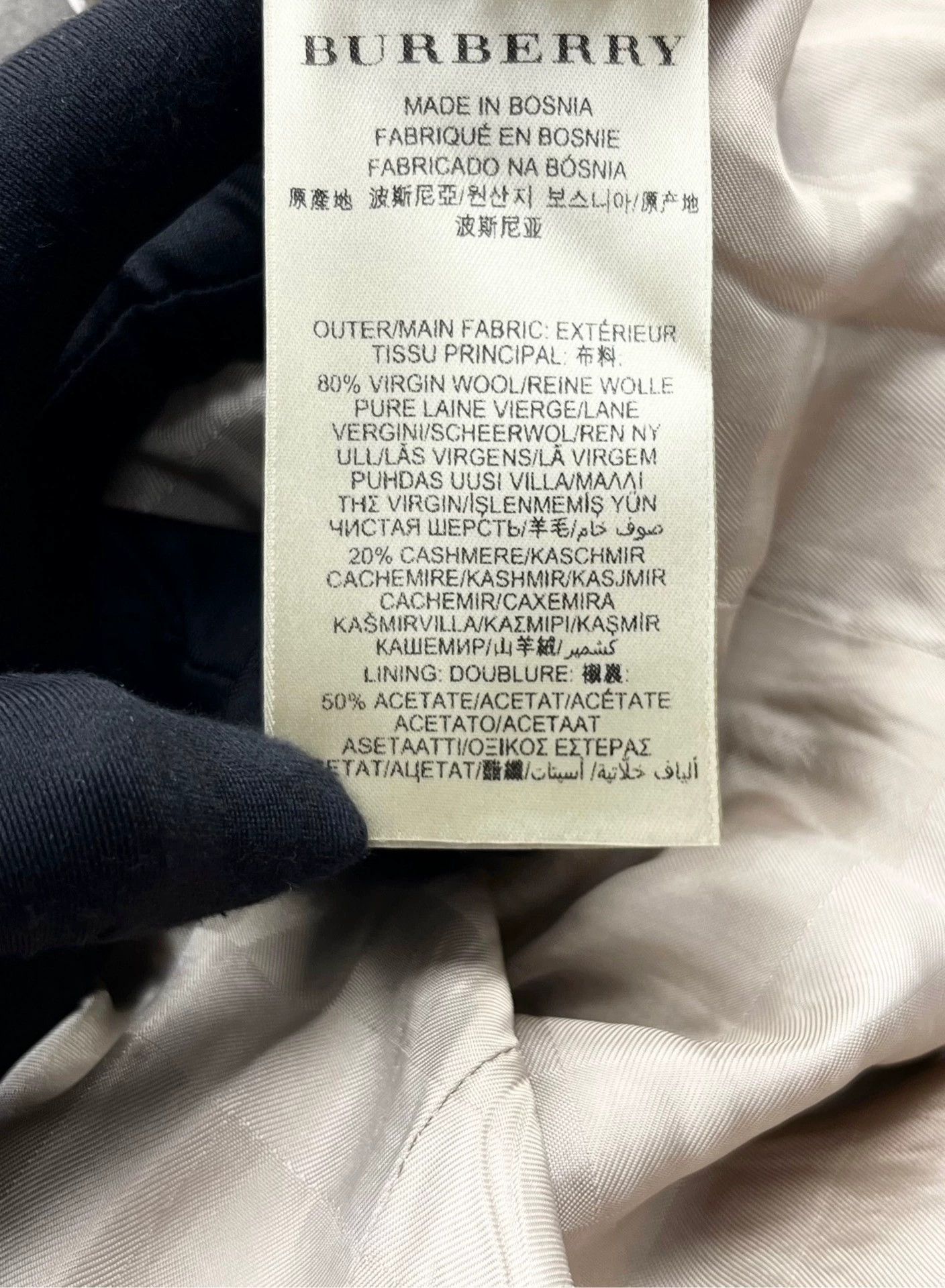Burberry burberry beige double-breasted trench coat Size S / US 4 / IT 40 - 4 Thumbnail