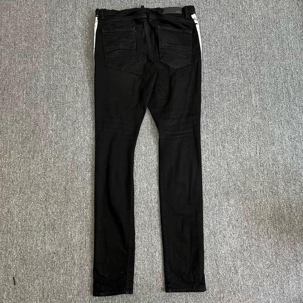 Amiri amiri side stripe distressed jeans size 34 Size US 34 / EU 50 - 2 Thumbnail