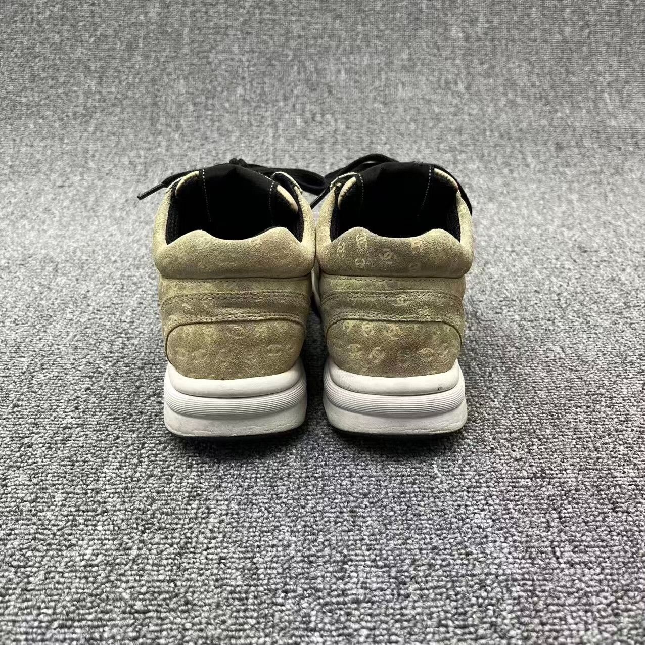 Chanel Chanel Beige Double C Print Casual Sneakers Size US 6.5 / IT 36.5 - 4 Thumbnail