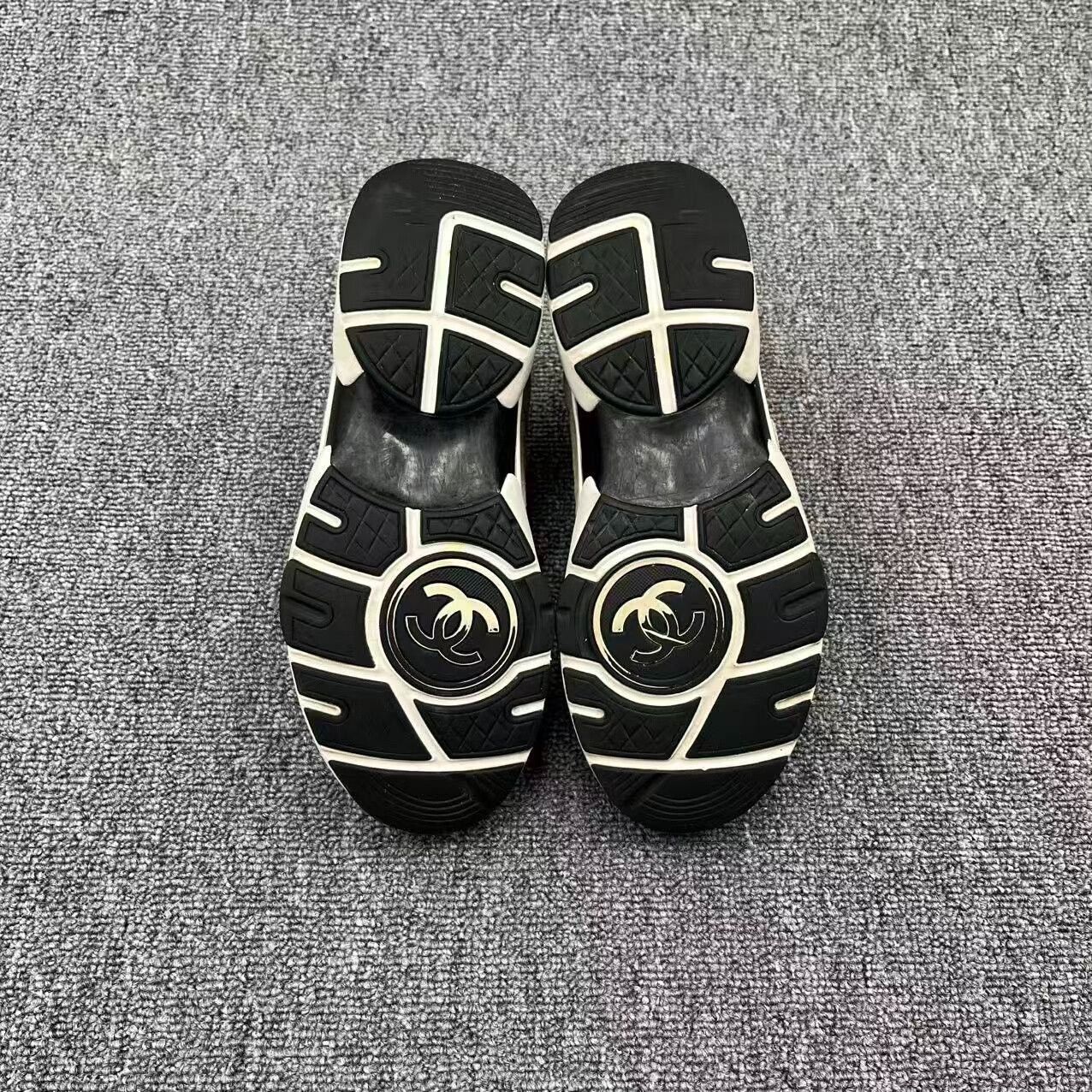 Chanel Chanel Beige Double C Print Casual Sneakers Size US 6.5 / IT 36.5 - 6 Thumbnail