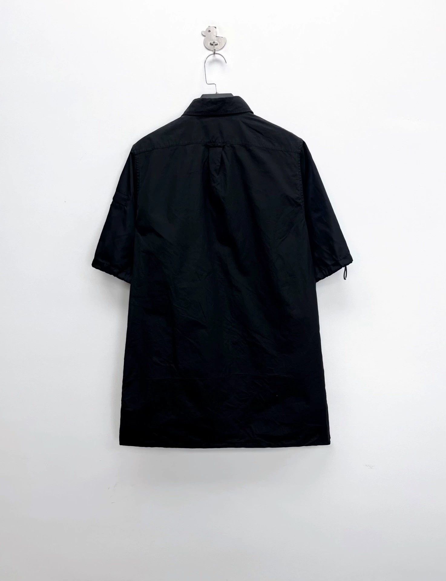 Prada prada black re-nylon short sleeve shirt Size US M / EU 48-50 / 2 - 2 Thumbnail
