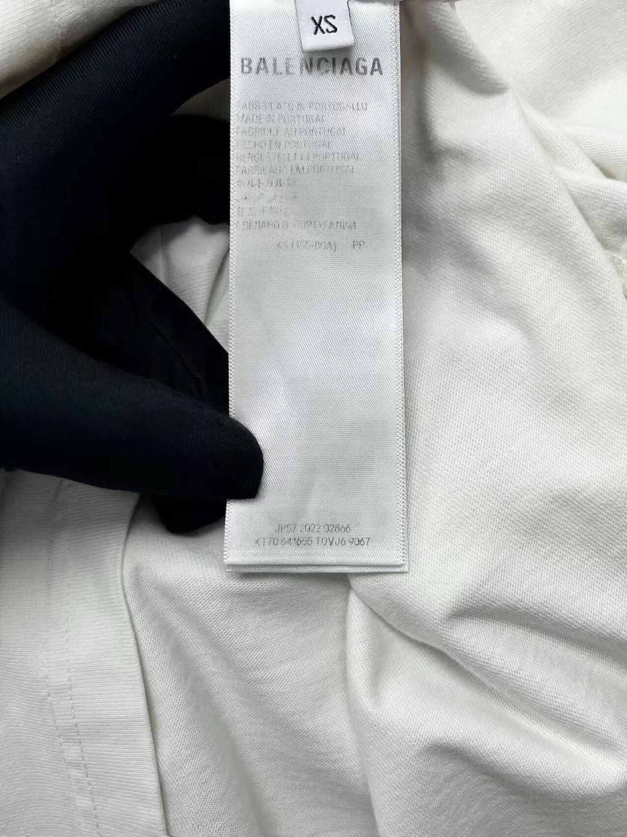 Balenciaga balenciaga white short sleeve logo t-shirt Size US XS / EU 42 / 0 - 5 Thumbnail