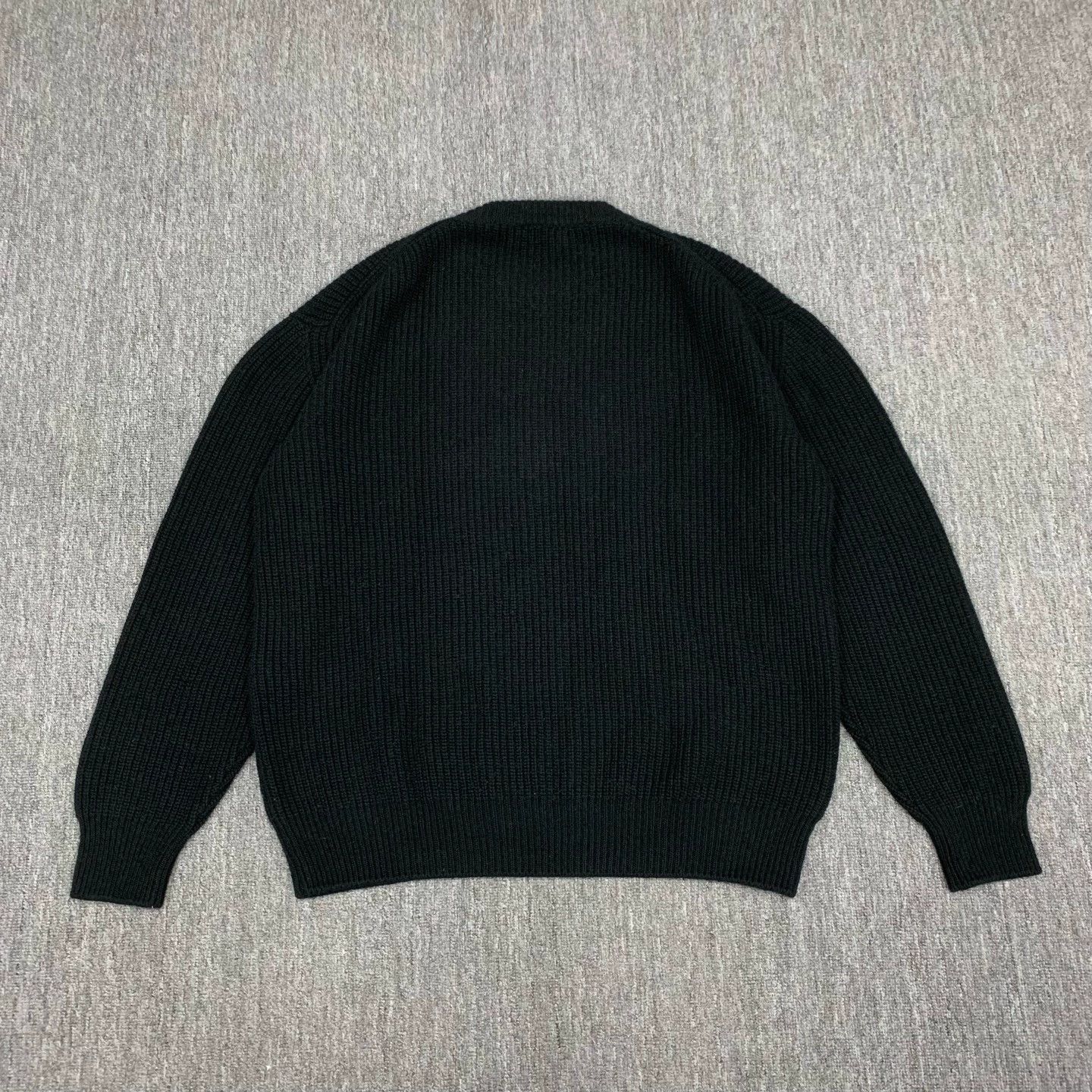 Celine celine black wool sweater with logo Size S / US 4 / IT 40 - 2 Thumbnail