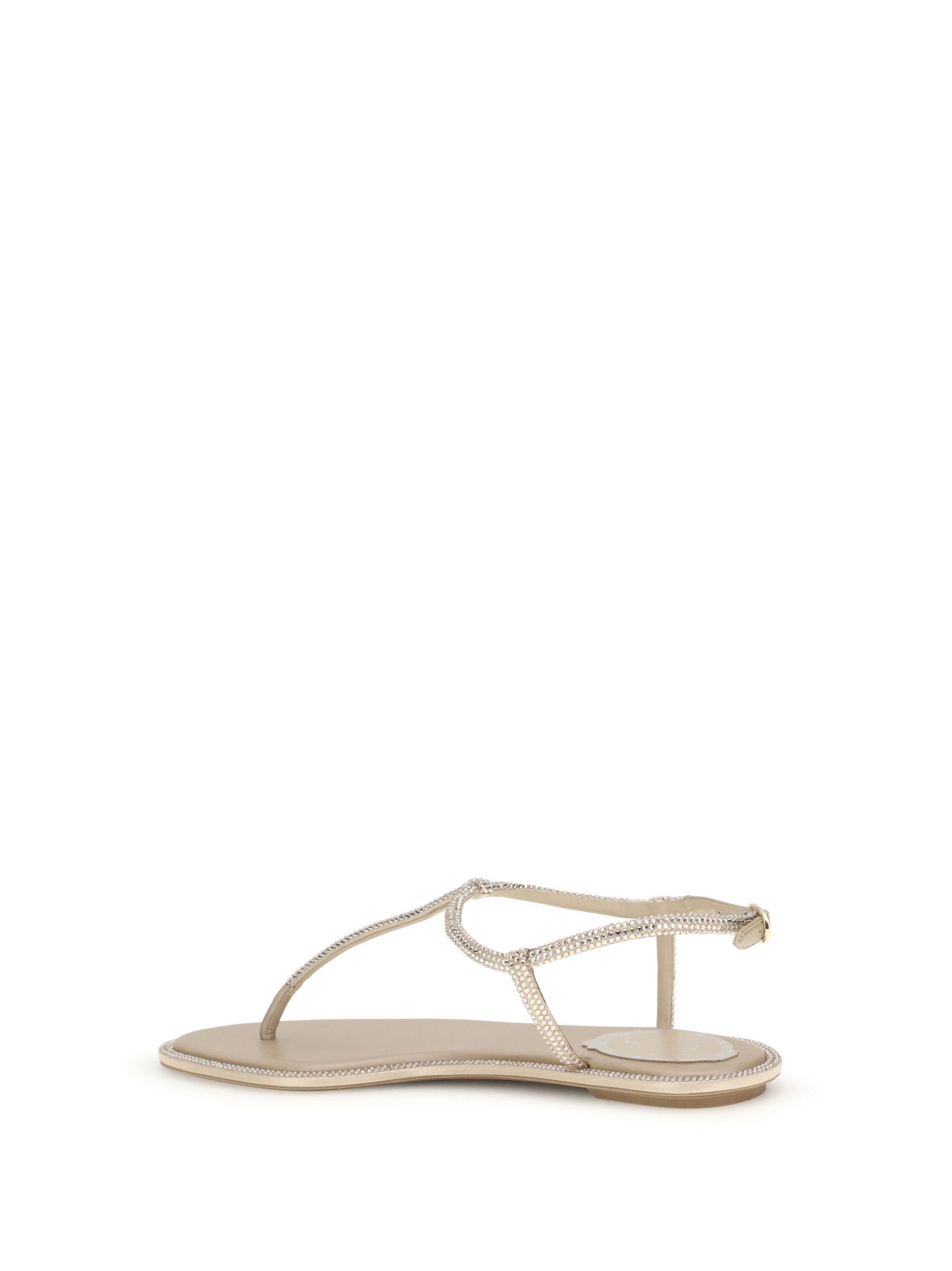 Rene Caovilla Diana Sandals with crystals Size US 11 / IT 41 - 3 Thumbnail