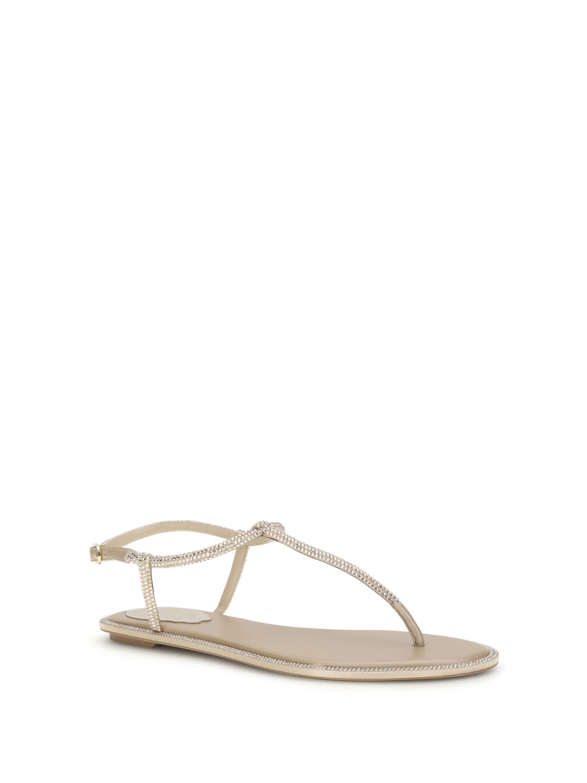 Rene Caovilla Diana Sandals with crystals Size US 11 / IT 41 - 2 Thumbnail