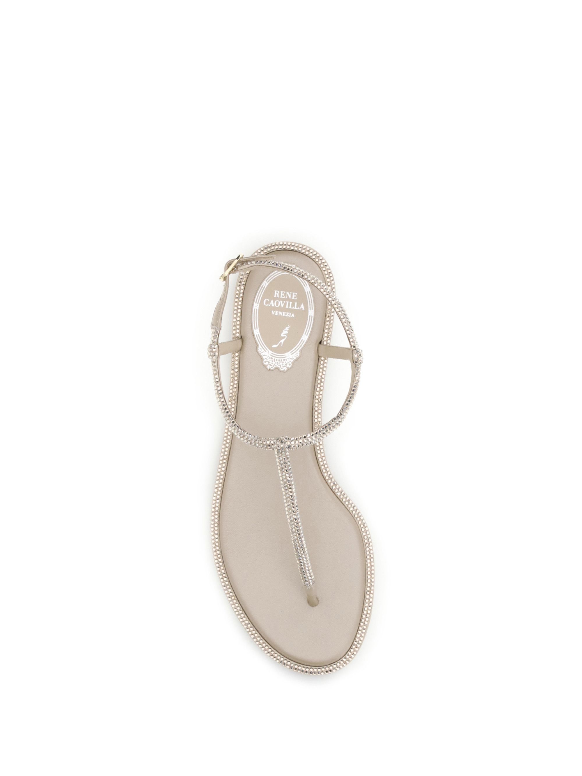 Rene Caovilla Diana Sandals with crystals Size US 11 / IT 41 - 4 Thumbnail