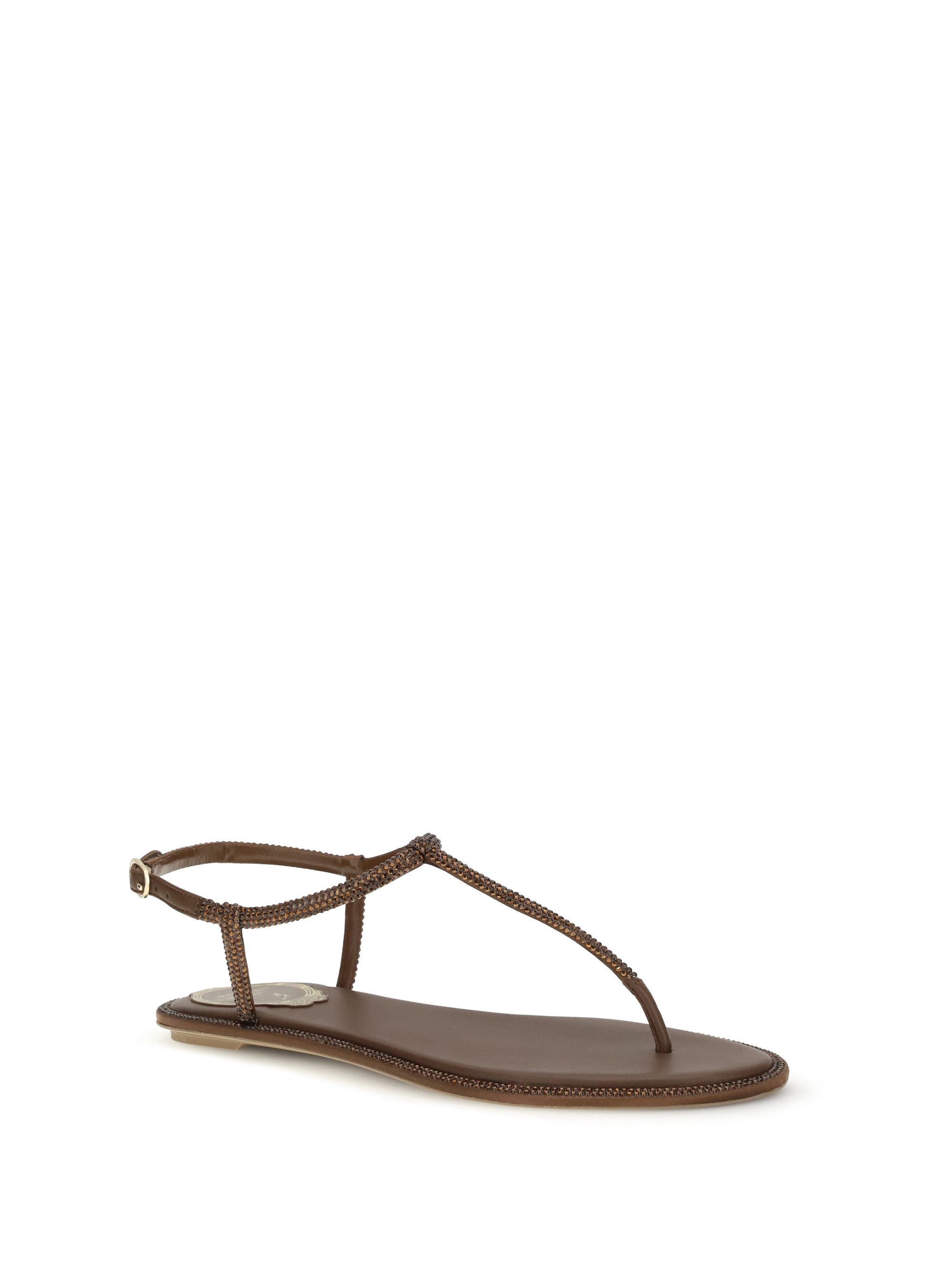 Rene Caovilla Diana Sandals with crystals Size US 11 / IT 41 - 2 Thumbnail
