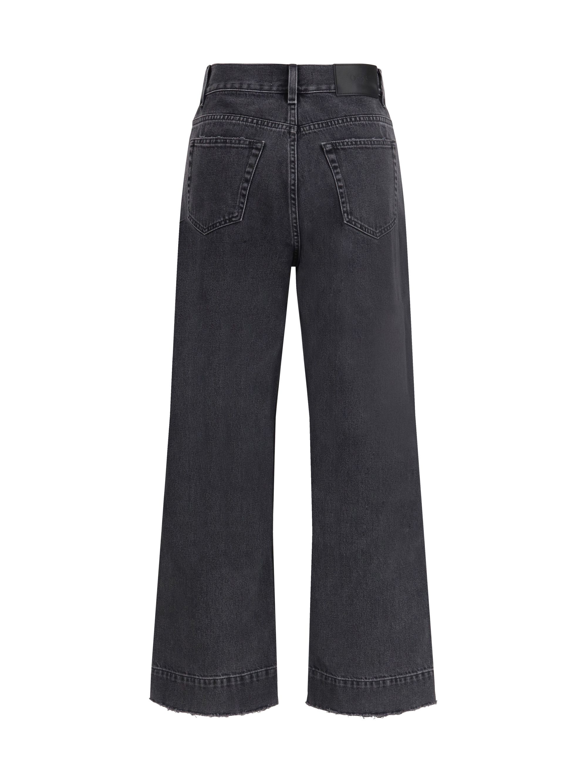 Chloe High-Waisted Cropped Denim Jeans Size 26" / US 2 / IT 38 - 2 Thumbnail