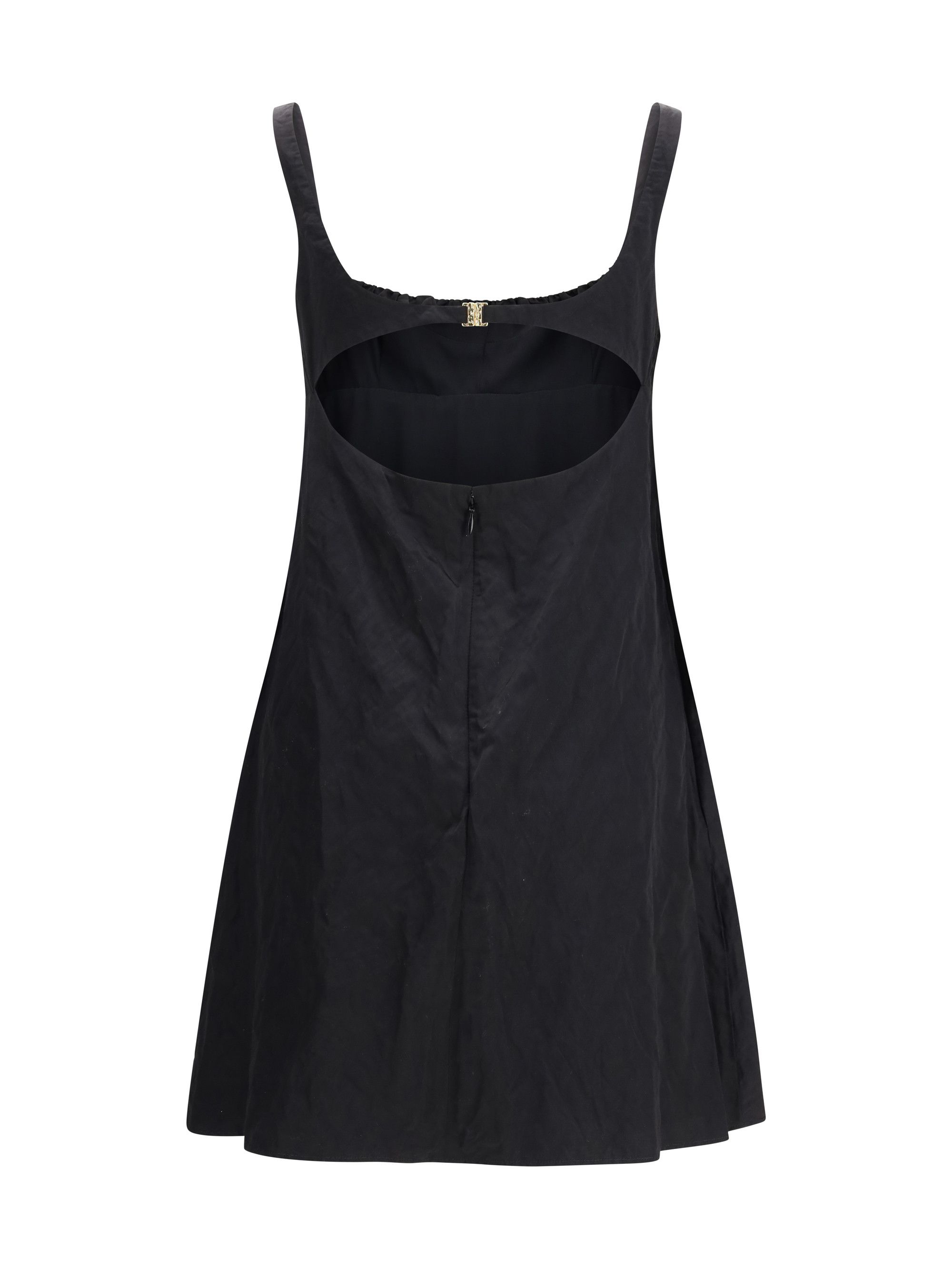 Chloe Mini Dress in washed technical satin Size M / US 6-8 / IT 42-44 - 2 Thumbnail
