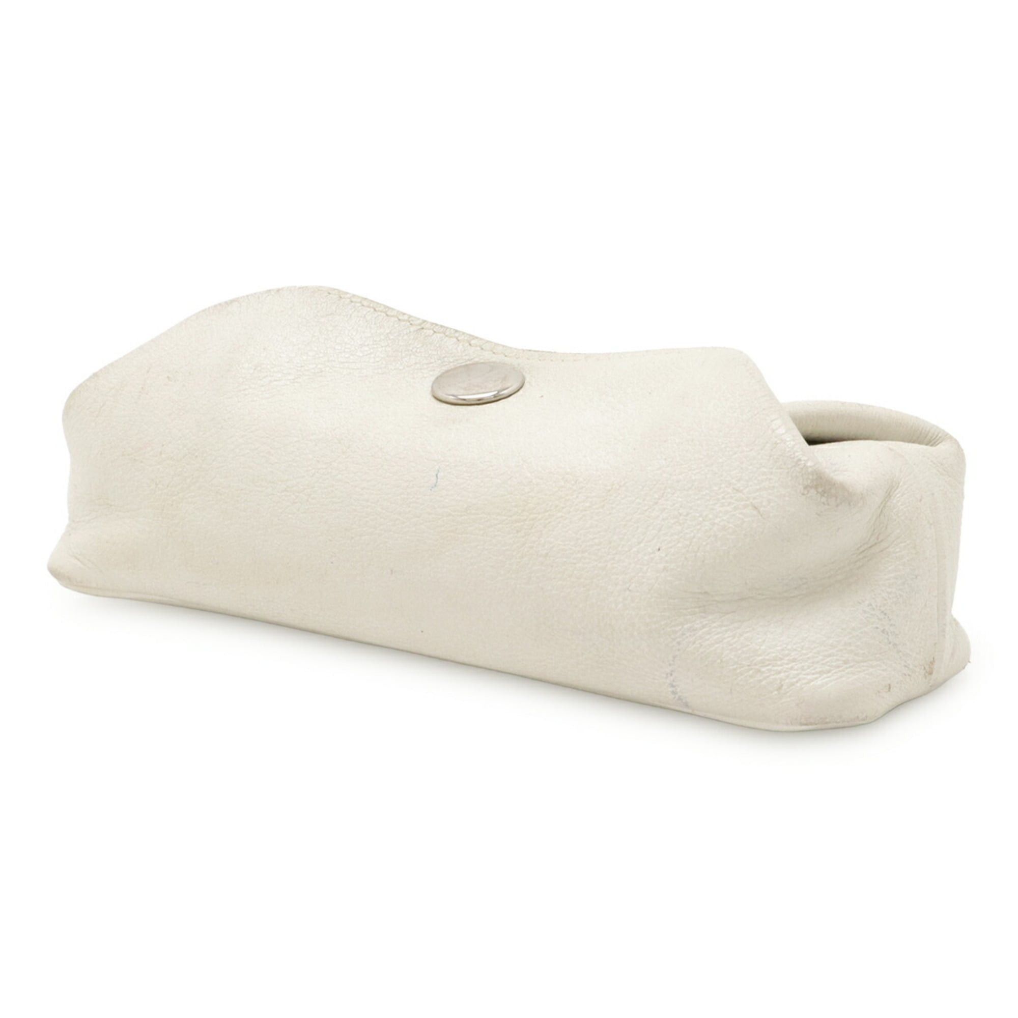 Hermes HERMES Bepop PM Pouch Pencil Case Leather Off-White with K Stamp Size ONE SIZE - 3 Thumbnail