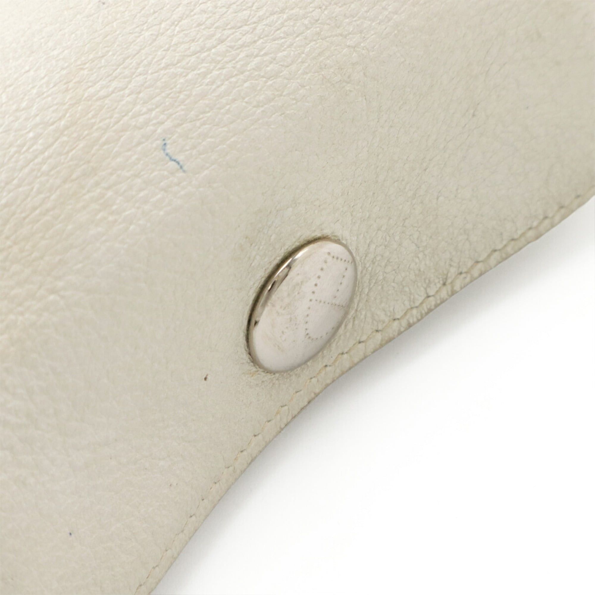 Hermes HERMES Bepop PM Pouch Pencil Case Leather Off-White with K Stamp Size ONE SIZE - 5 Thumbnail
