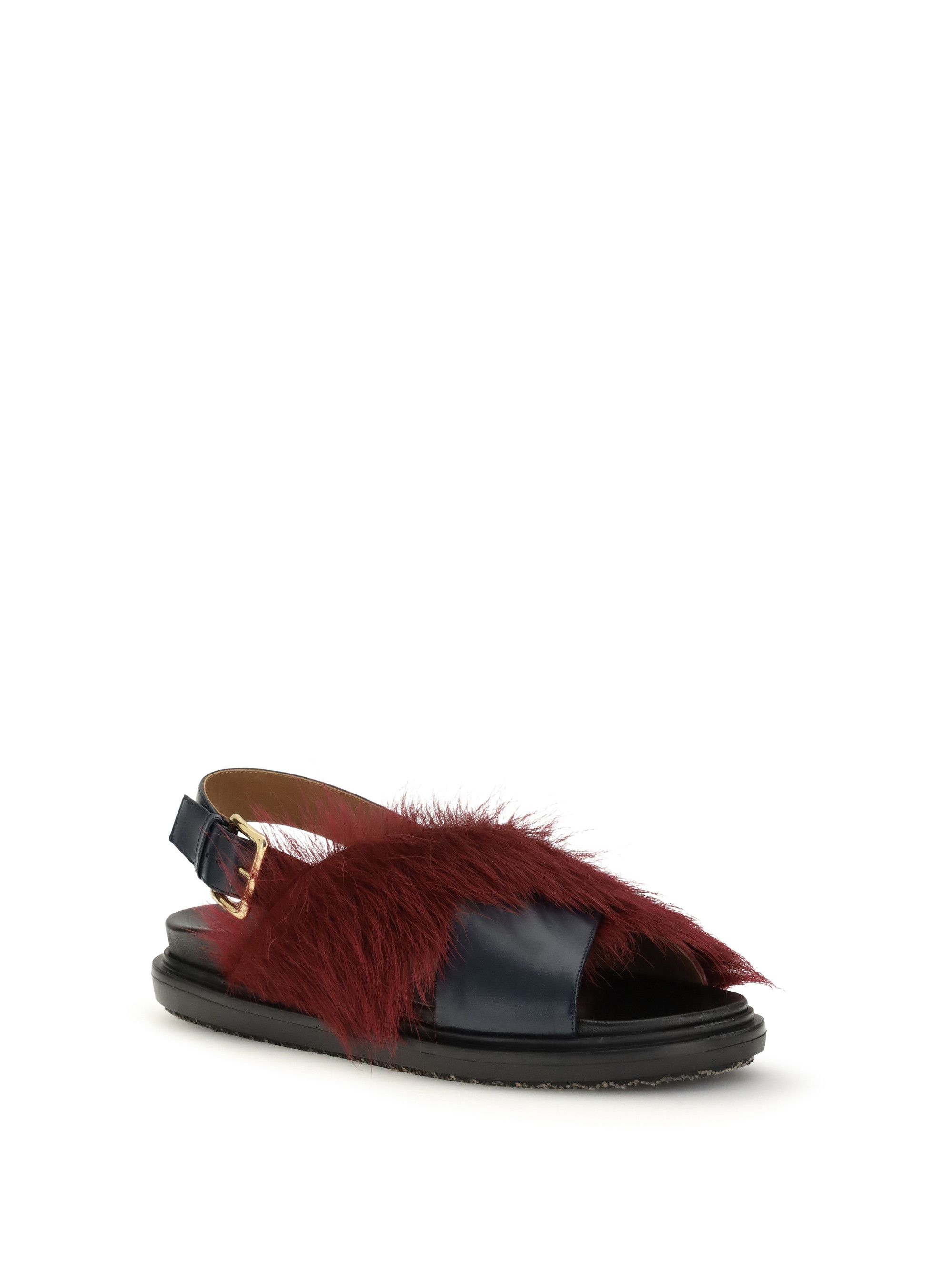 Marni Fur-lined Fussbett Sandals Size US 6 / IT 36 - 2 Thumbnail