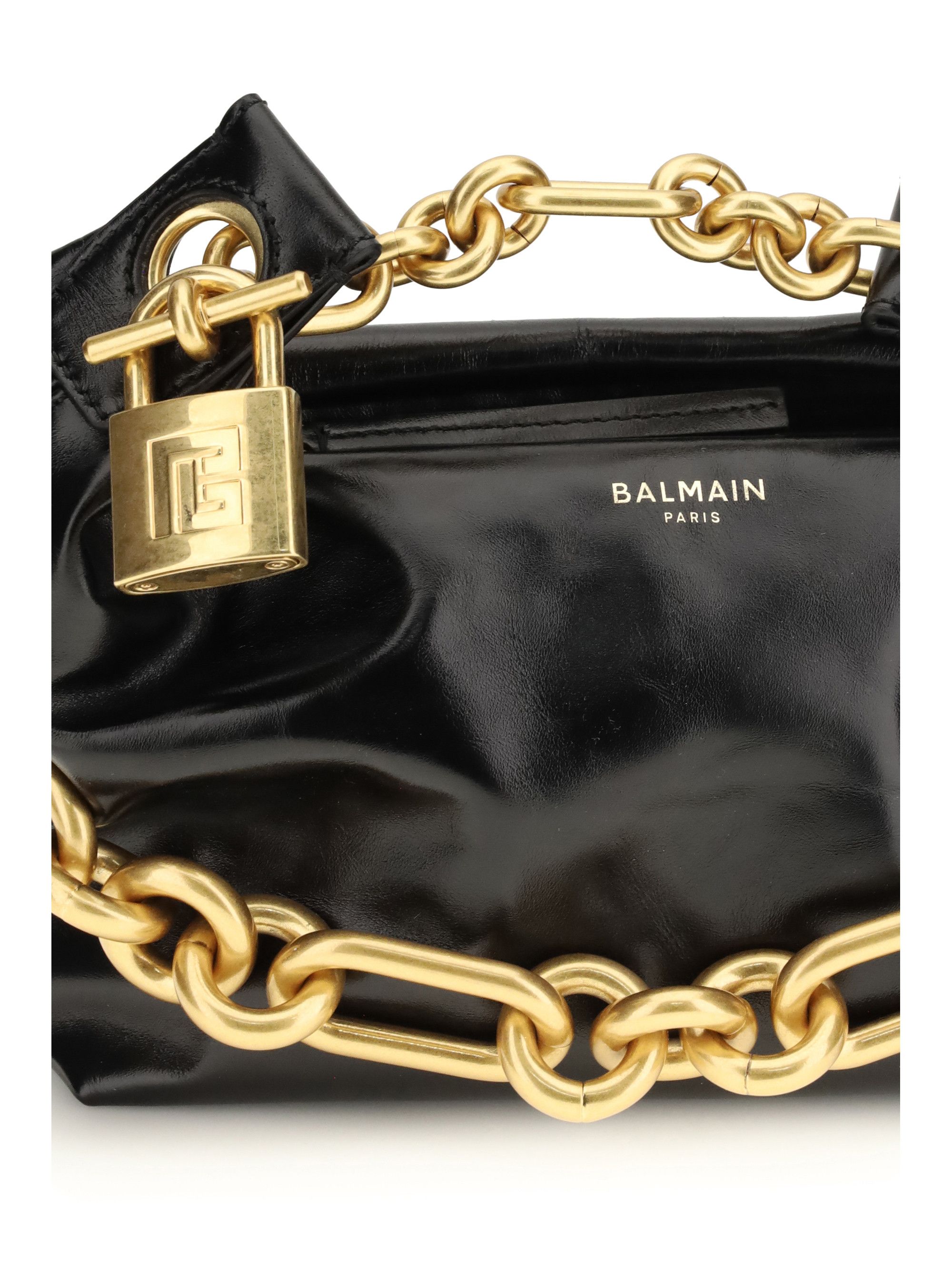 Balmain Sync mini leather Shoulder Bag Size ONE SIZE - 4 Thumbnail