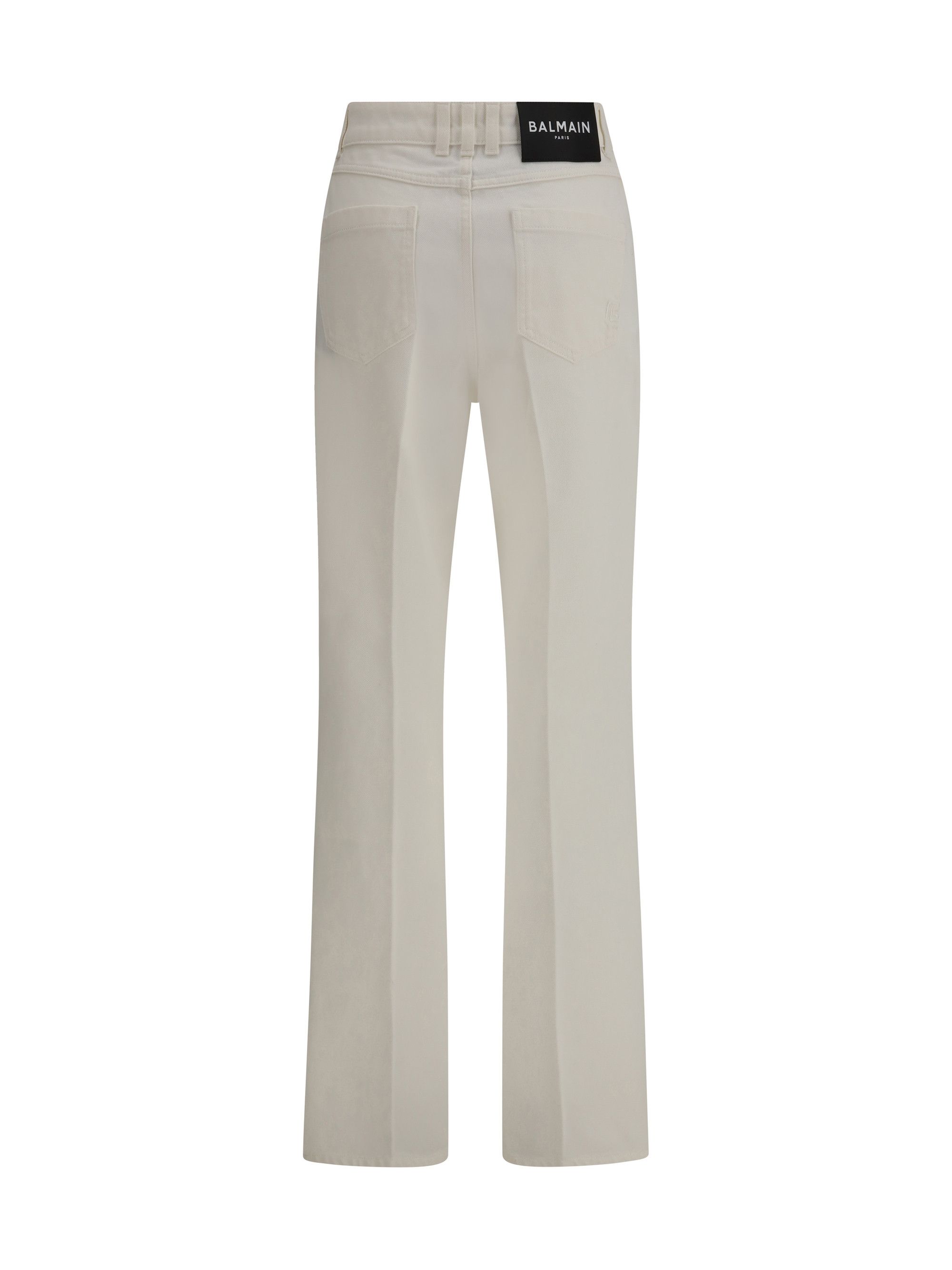 Balmain Straight-leg denim Jeans Size 30" / US 8 / IT 44 - 2 Thumbnail