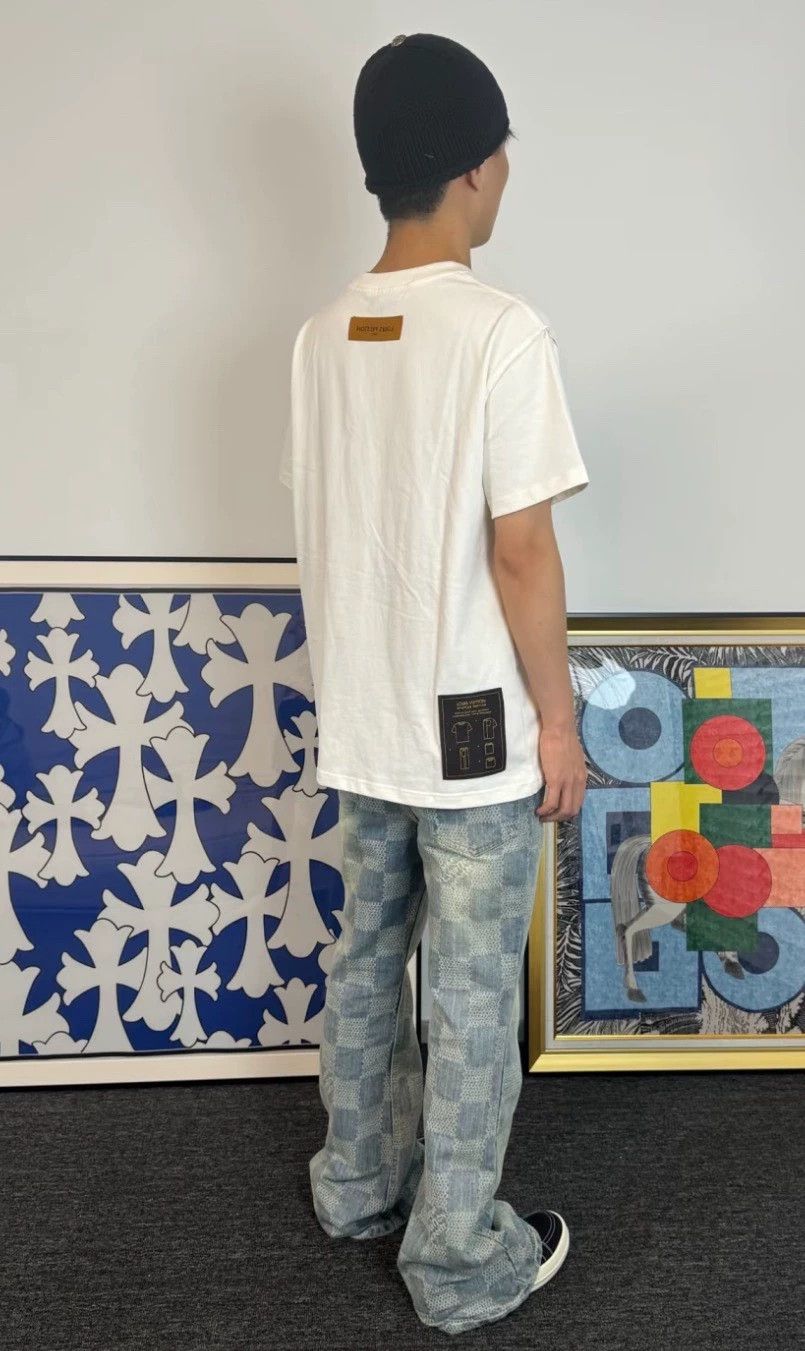 Louis Vuitton LV White Short Sleeve Shirt for Men Size US M / EU 48-50 / 2 - 4 Thumbnail