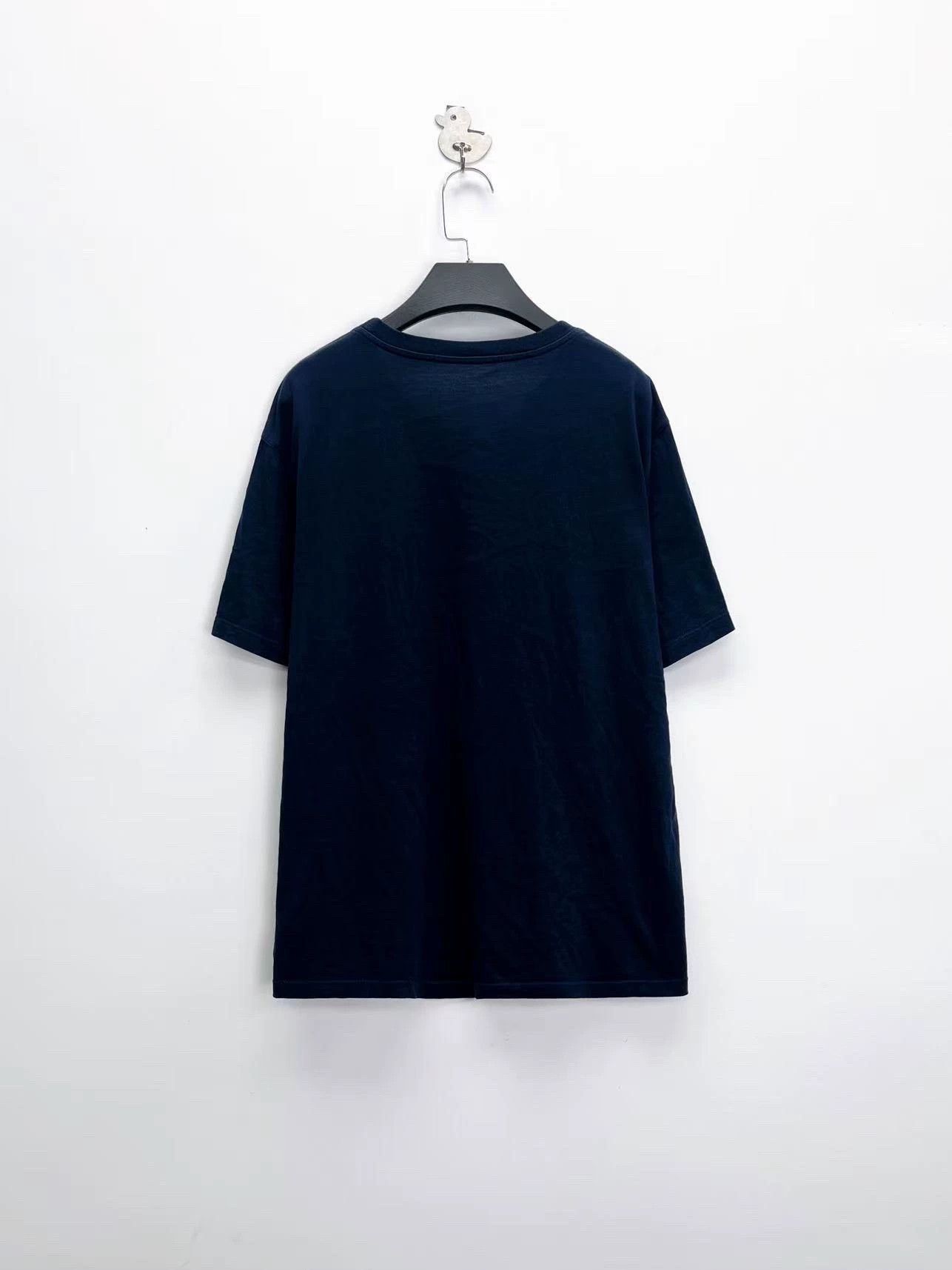 Louis Vuitton louis vuitton navy logo short sleeve shirt Size US XL / EU 56 / 4 - 2 Thumbnail
