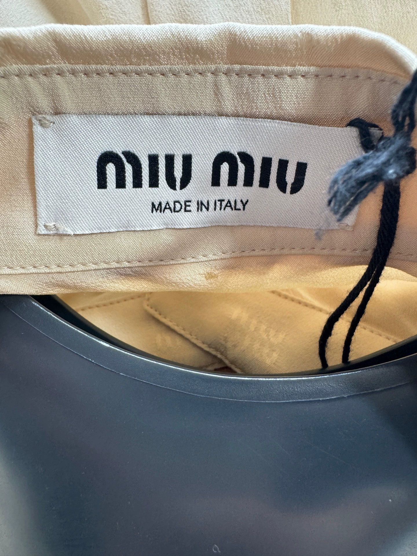 Miu Miu Miu Miu Silk Long Sleeve Shirt Size S / US 4 / IT 40 - 3 Thumbnail