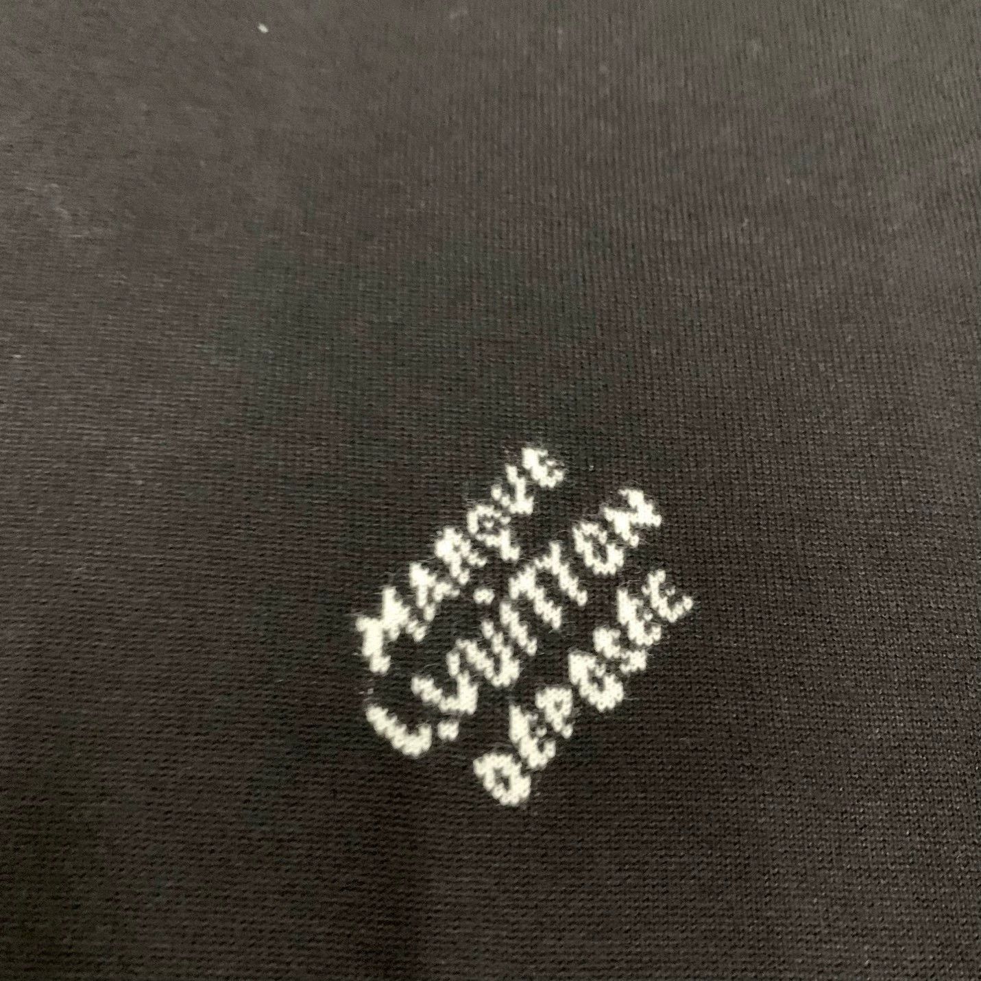 Louis Vuitton lv black logo short-sleeve knit shirt Size US XXL / EU 58 / 5 - 8 Thumbnail