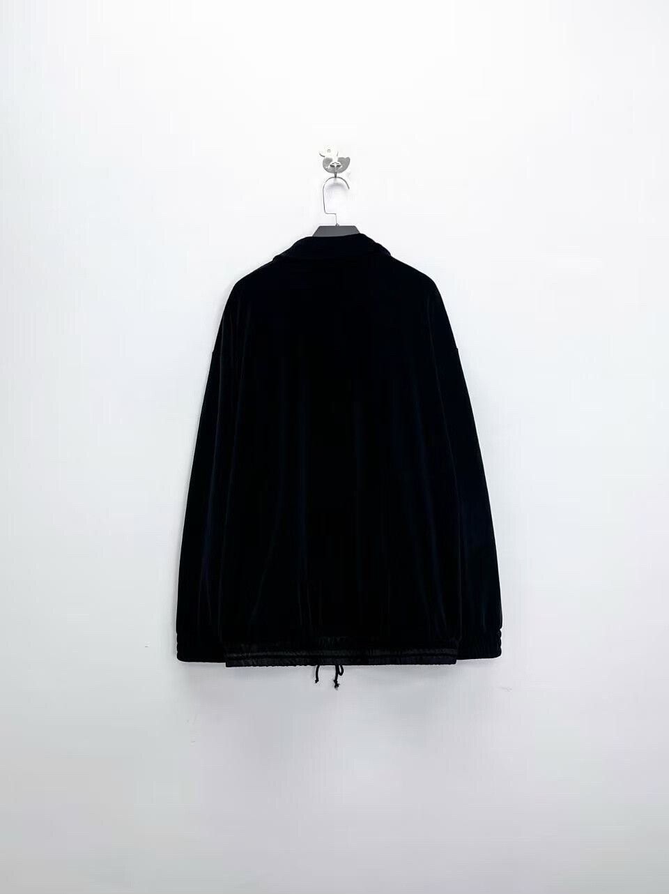 Gucci gucci black velvet zip jacket with stripes Size US XXL / EU 58 / 5 - 2 Thumbnail