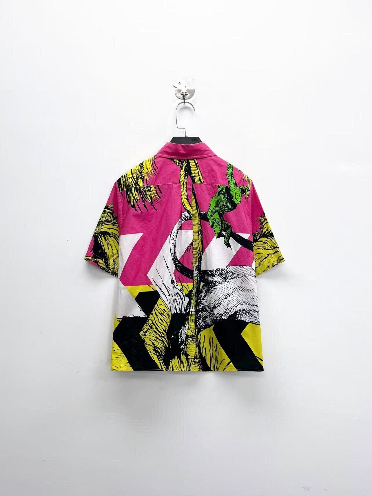Dior pink tiger logo short sleeve shirt Size M / US 6-8 / IT 42-44 - 2 Thumbnail