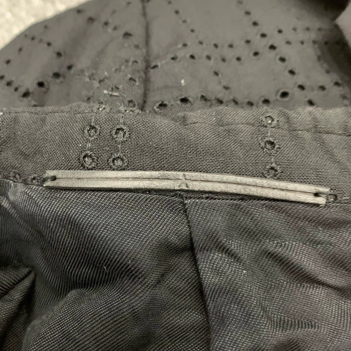 Givenchy givenchy black hollowed wool blazer coat Size US L / EU 52-54 / 3 - 8 Thumbnail