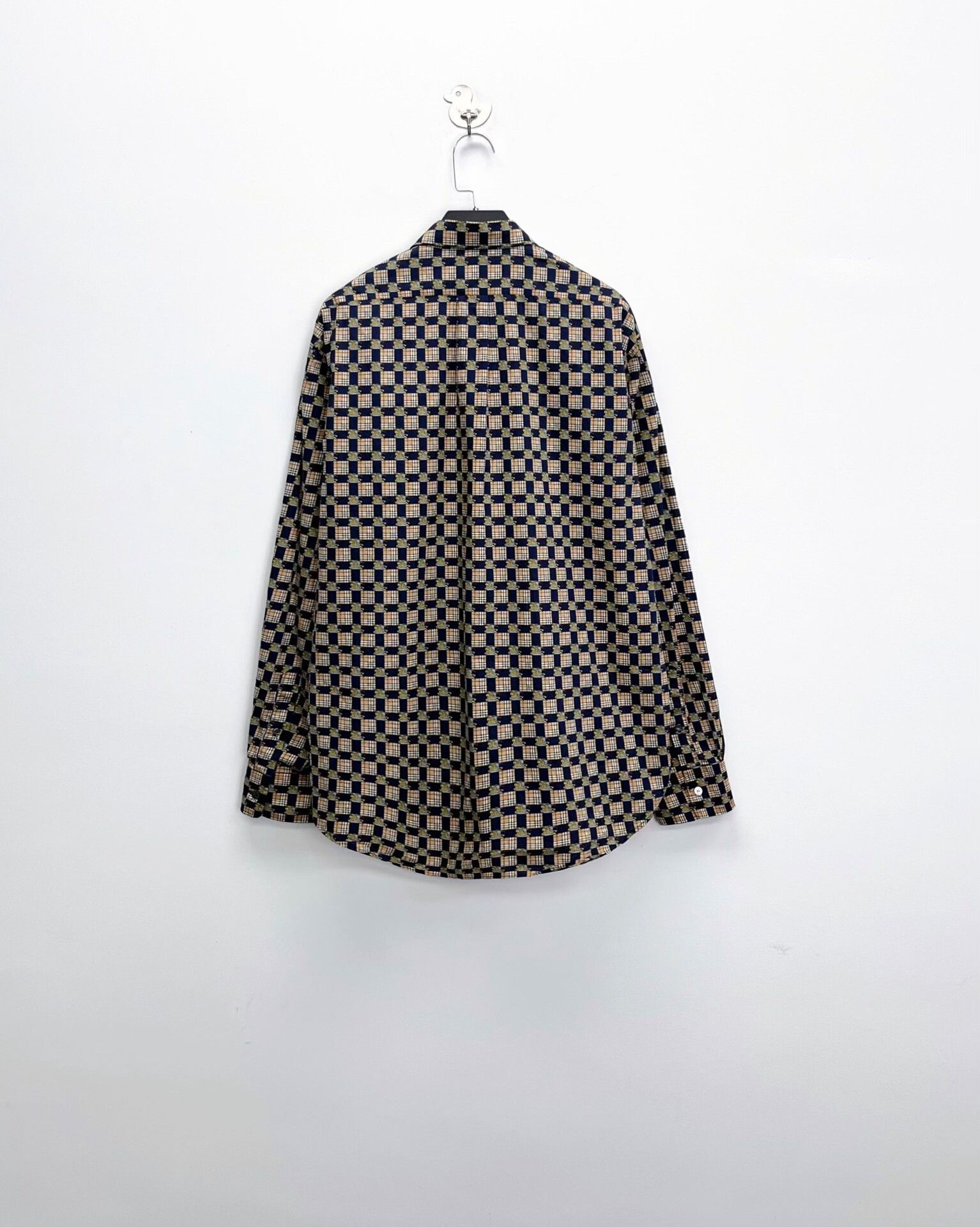 Burberry burberry check pattern long sleeve shirt jacket Size US XL / EU 56 / 4 - 2 Thumbnail