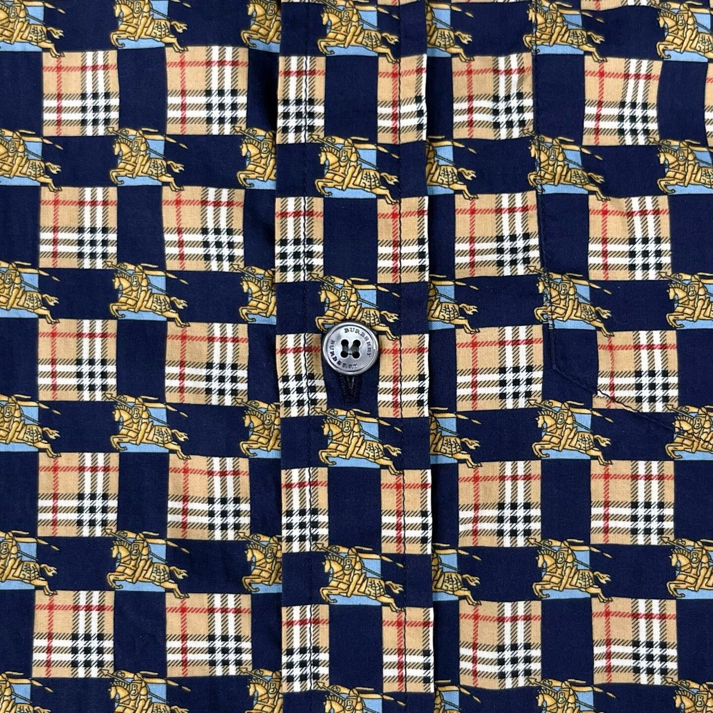 Burberry burberry check pattern long sleeve shirt jacket Size US XL / EU 56 / 4 - 5 Thumbnail