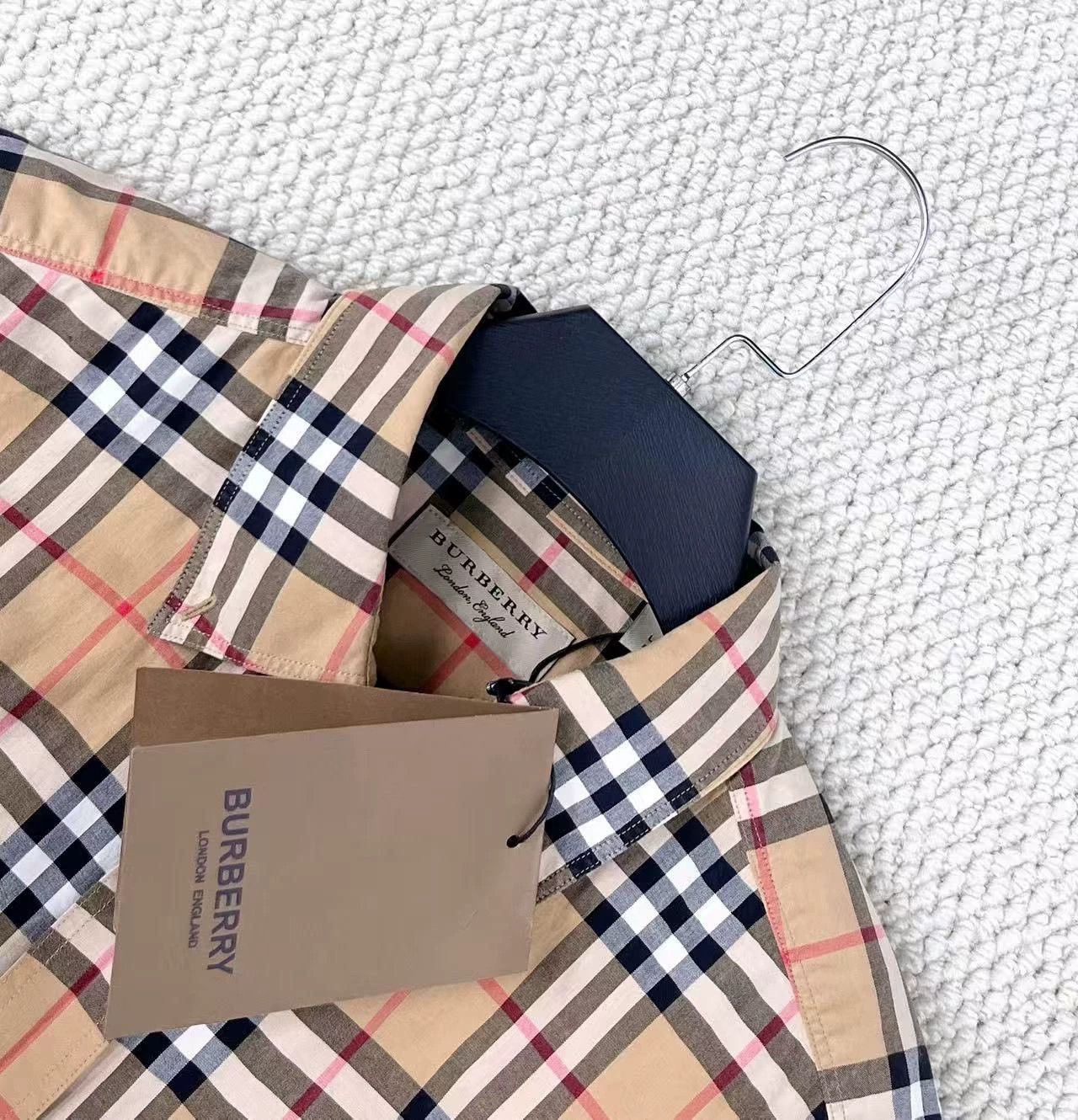 Burberry burberry short sleeve checkered shirt jacket Size US L / EU 52-54 / 3 - 3 Thumbnail