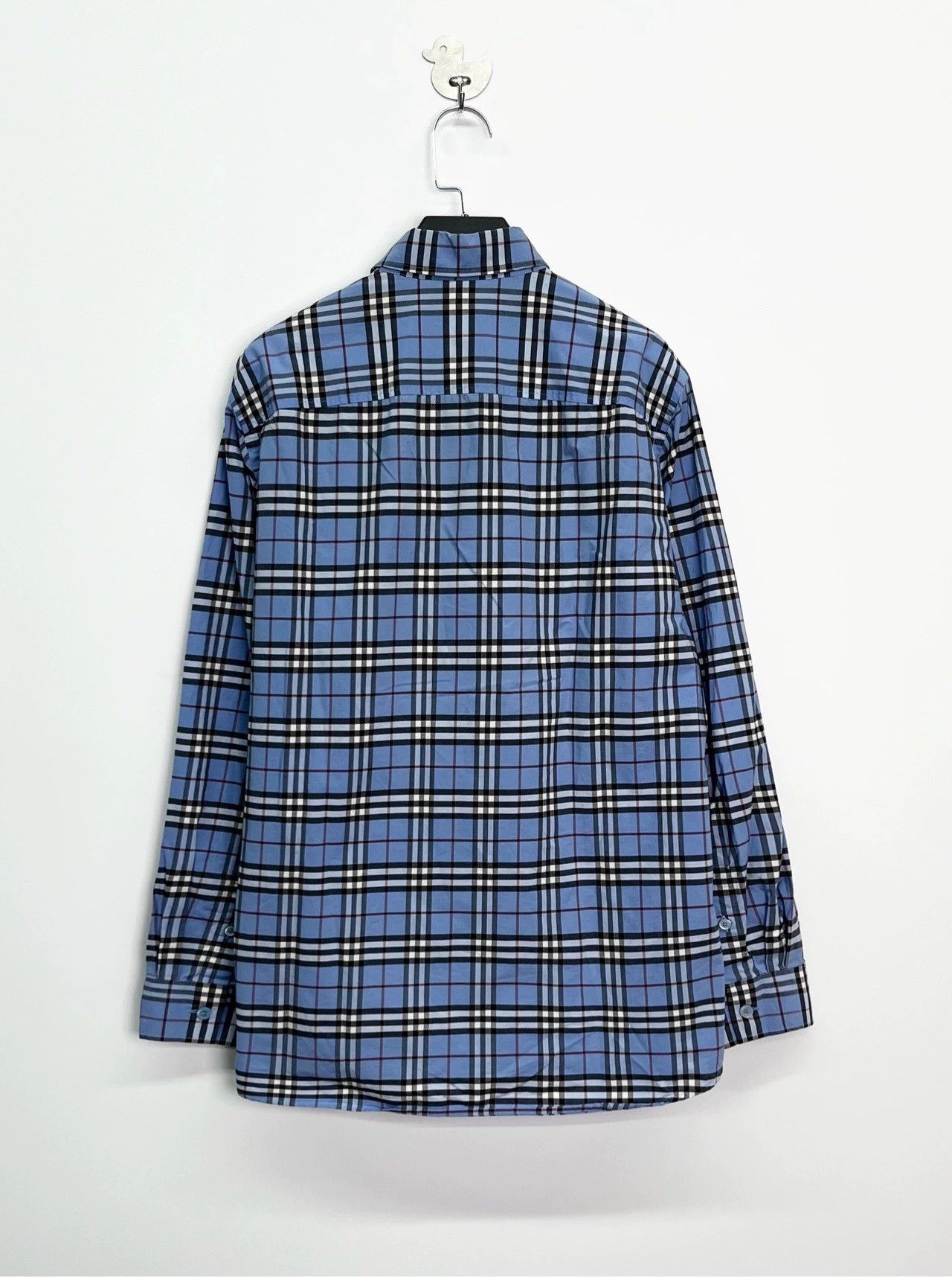 Burberry burberry blue check long sleeve shirt jacket Size US M / EU 48-50 / 2 - 2 Thumbnail