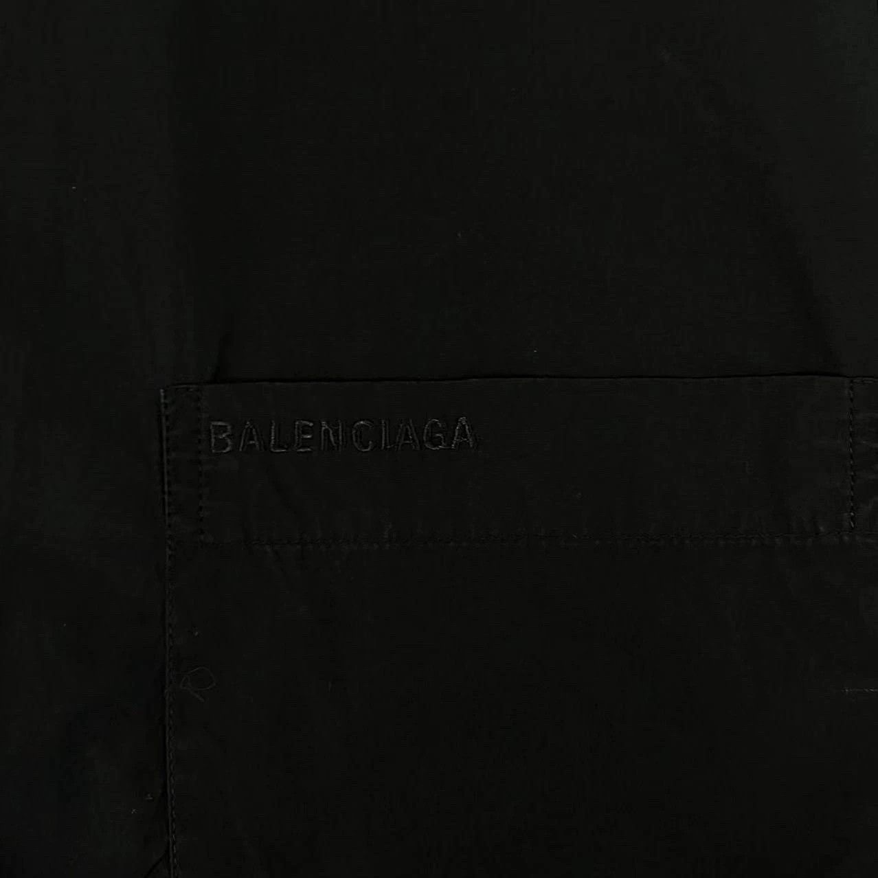 Balenciaga balenciaga black oversized shirt jacket Size US M / EU 48-50 / 2 - 4 Thumbnail