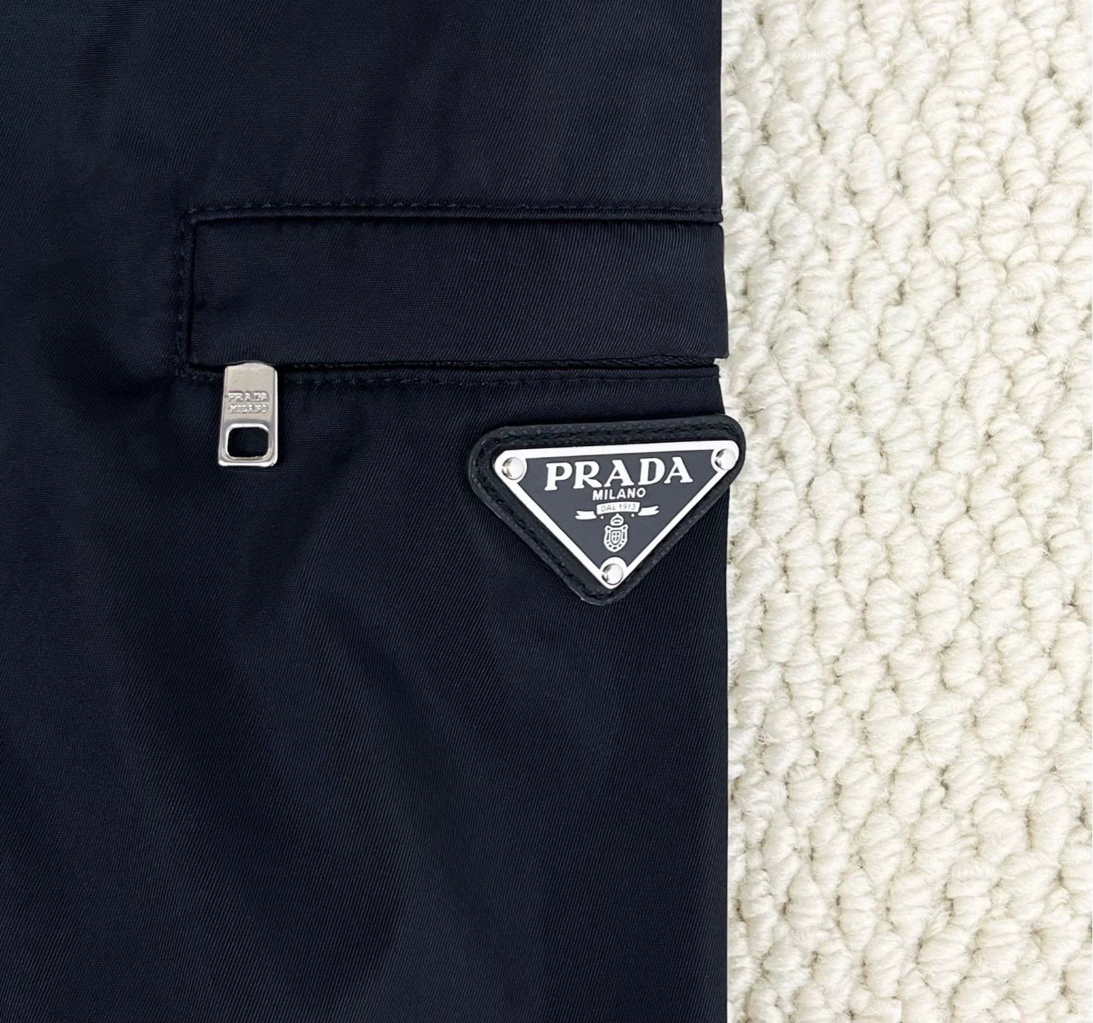 Prada prada black re-nylon short sleeve shirt Size US M / EU 48-50 / 2 - 5 Thumbnail