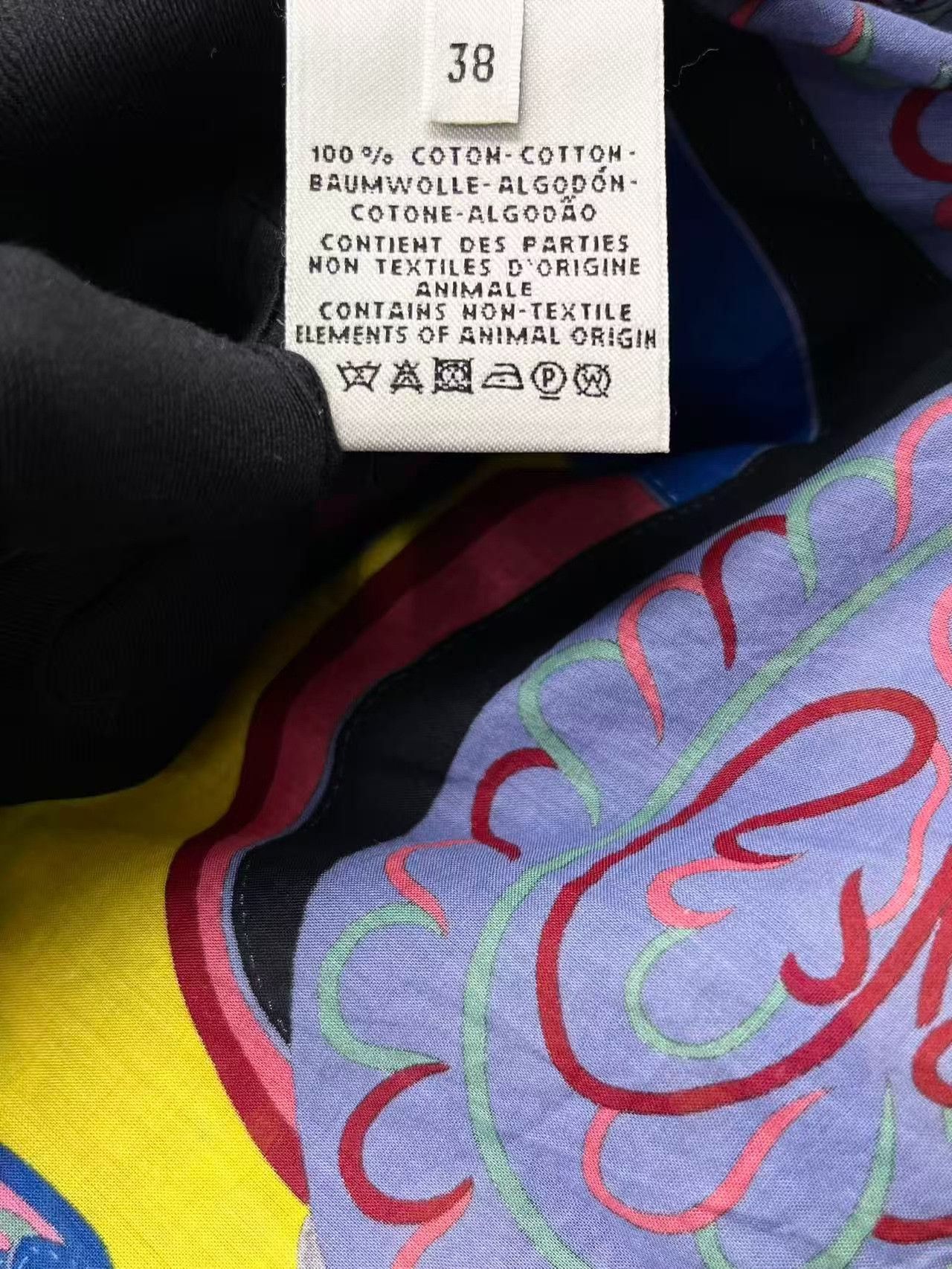 Hermes vibrant silk shirt with hidden button detail Size M / US 6-8 / IT 42-44 - 5 Thumbnail