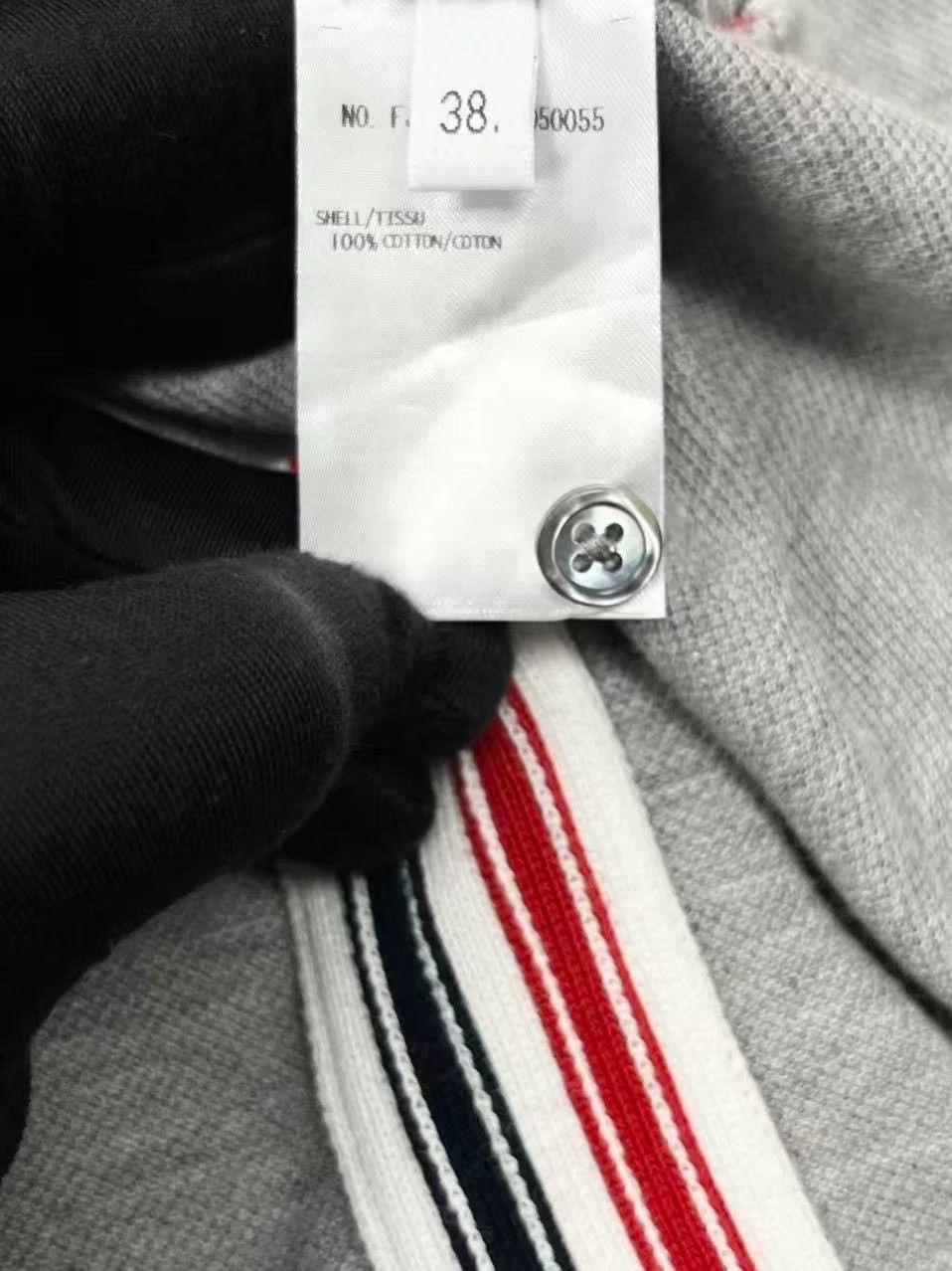 Thom Browne thom browne gray polo dress with stripes Size M / US 6-8 / IT 42-44 - 5 Thumbnail