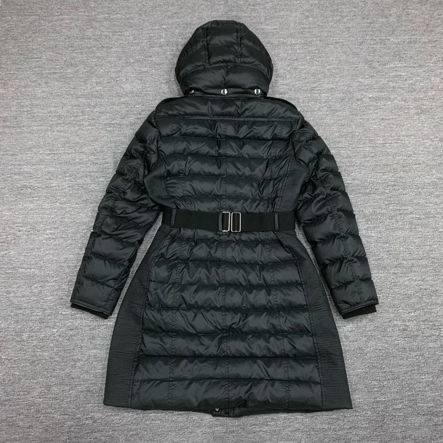 Burberry Burberry Black Long Sleeve Down Coat Size L / US 10 / IT 46 - 2 Thumbnail
