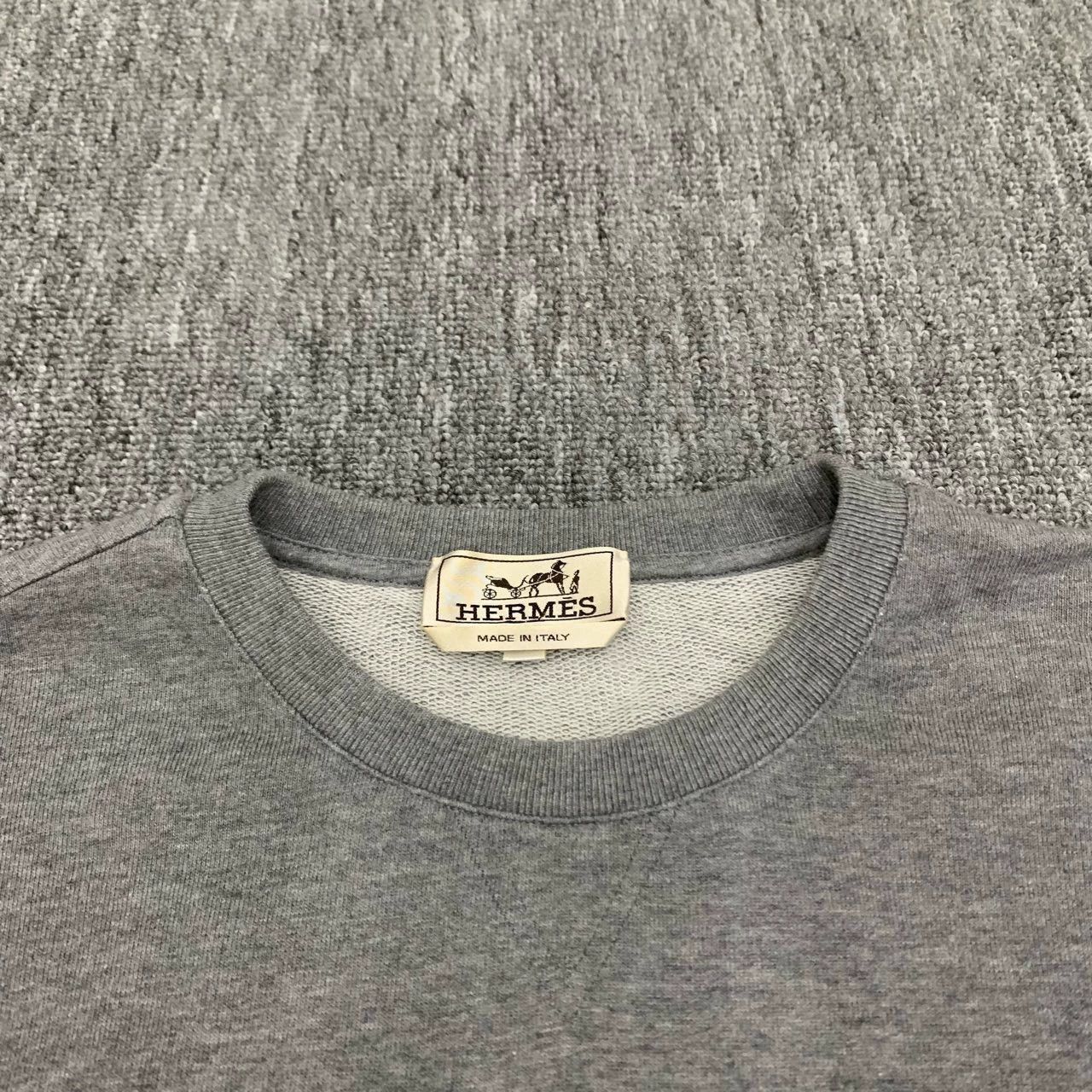 Hermes hermes gray crew neck sweatshirt size M Size US M / EU 48-50 / 2 - 9 Thumbnail
