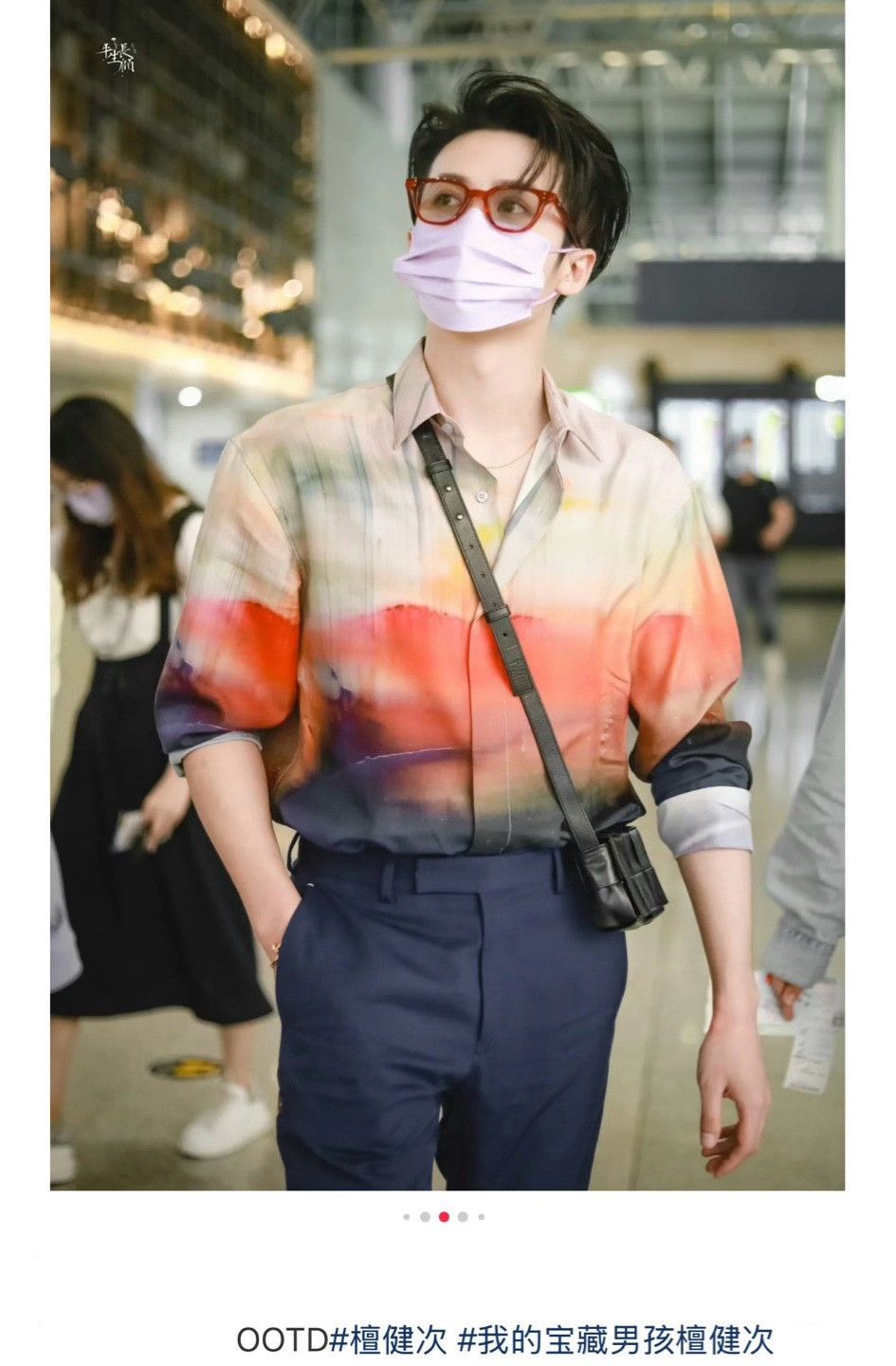 Acne Studios acne studios neon gradient long sleeve polo Size US XXS / EU 40 - 5 Thumbnail