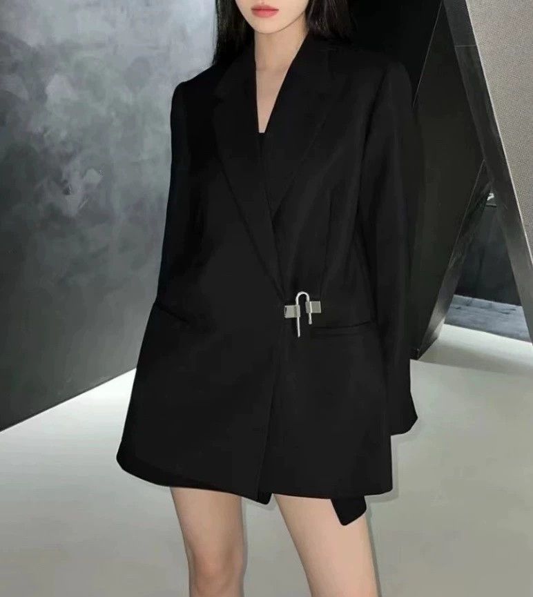 Givenchy Givenchy Black Autumn Blazer Jacket Size 36 Size S / US 4 / IT 40 - 4 Thumbnail
