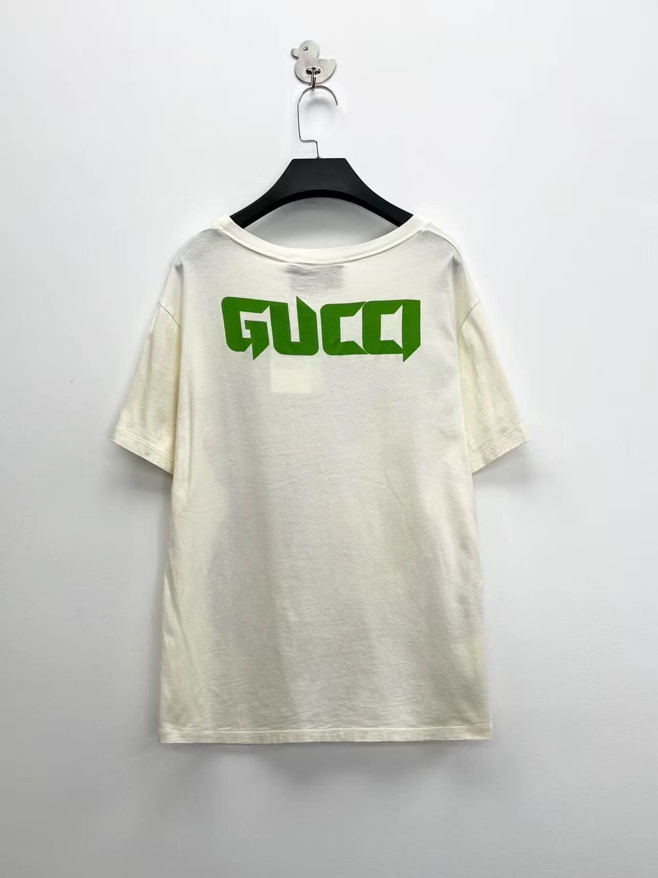 Gucci gucci white playful cat logo short sleeve Size XS / US 0-2 / IT 36-38 - 2 Thumbnail