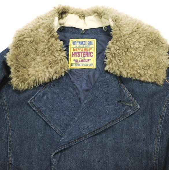 Other Other Hysteric Glamour Fur Collar Denim Outerwear Denim Outerwear 01223AC03 DUTY FREE for USA Size ONE SIZE - 5 Thumbnail