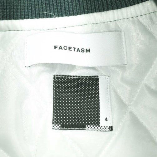 Other Other FACETASM × COIN PARKING DELIVERY × ROYAL FLASH LOVE PATCH STADIUM JACKET Wool Cow Leather Stadium Jacket Limited Leather Outerwear CPD-JK-M01 DUTY FREE for USA Size ONE SIZE - 8 Thumbnail